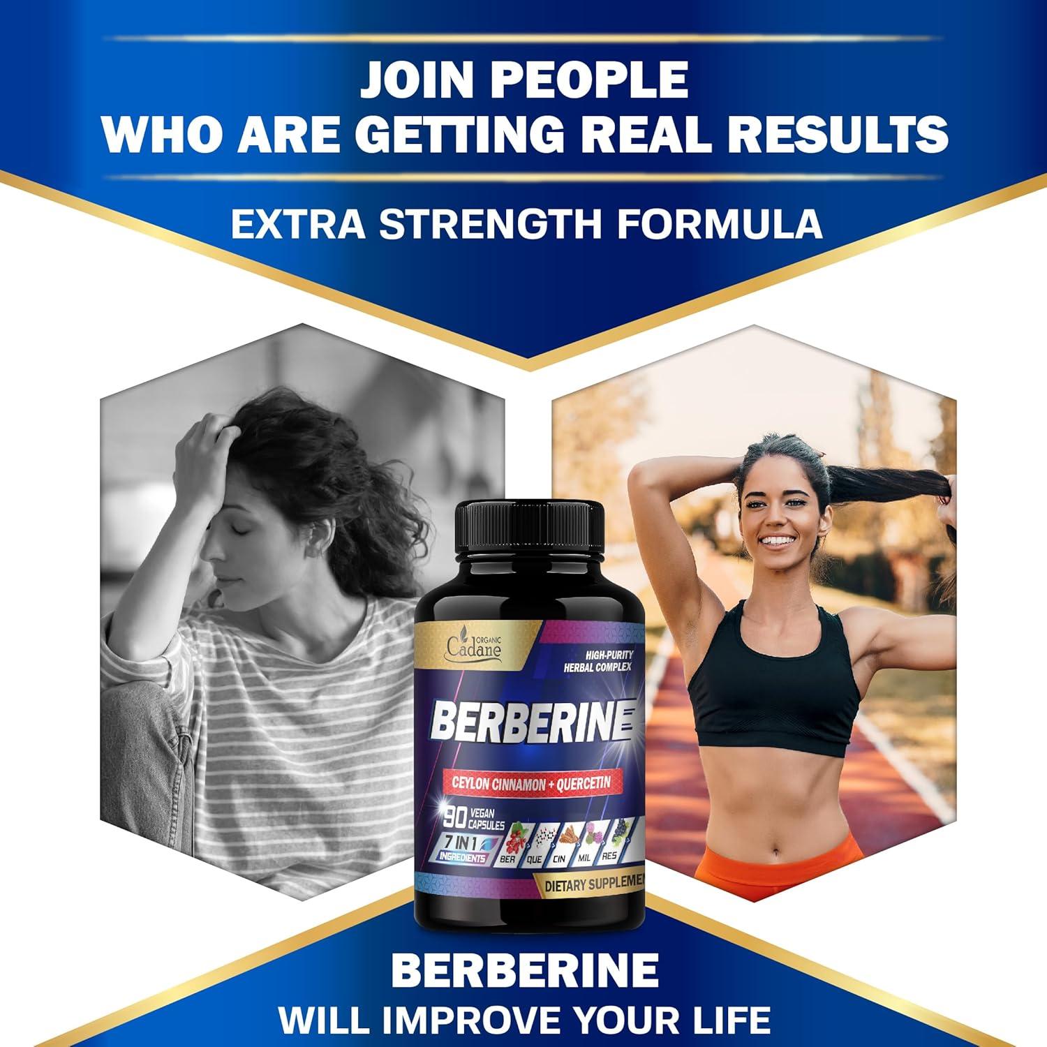 Suplemento de Berberina Cadane 90 Cápsulas - Bienestar Integral