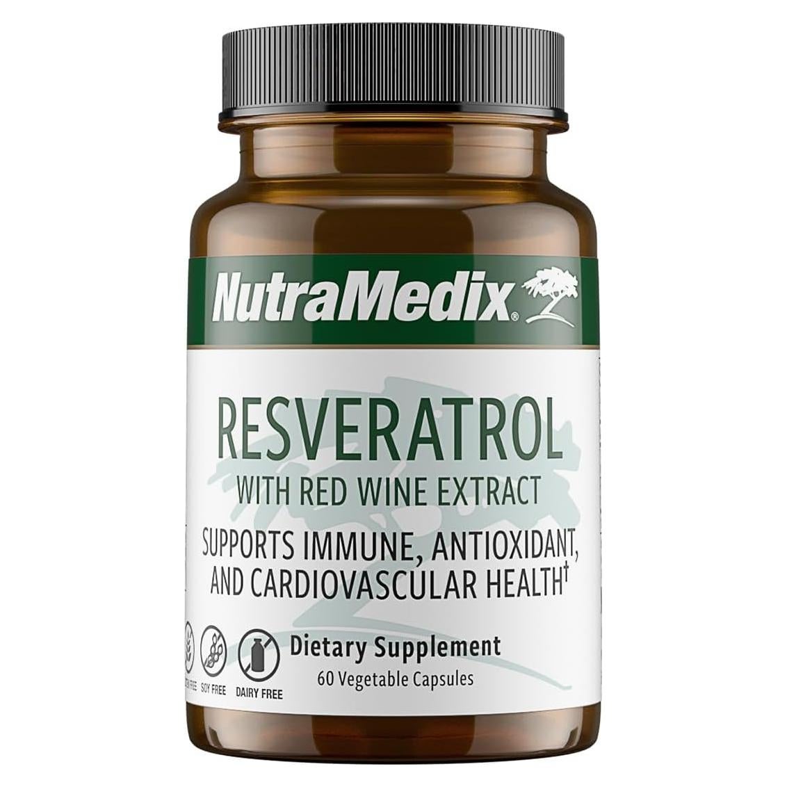 Cápsulas de Resveratrol NutraMedix 200mg - Antioxidante 60 Unidades