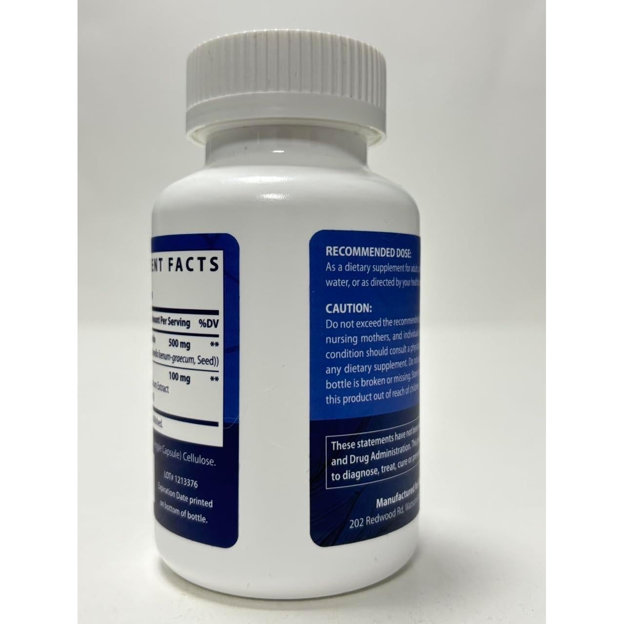 Suplemento Trigonelina HCL 500mg y Resveratrol 100mg - 90 Cápsulas