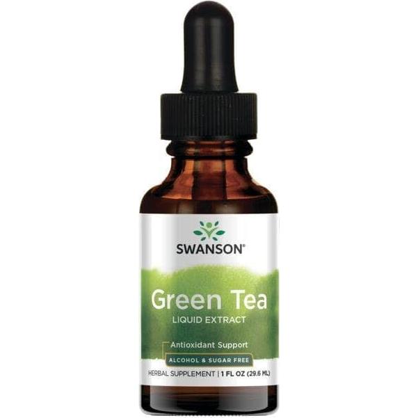 Extracto Líquido de Té Verde Swanson 30 ml Sin Alcohol