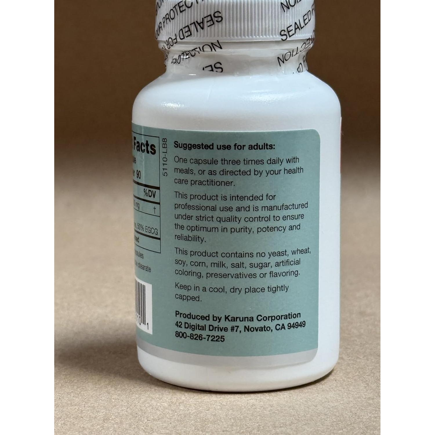 Karuna Té Verde 500mg - 90 Cápsulas Vegetarianas Antioxidantes