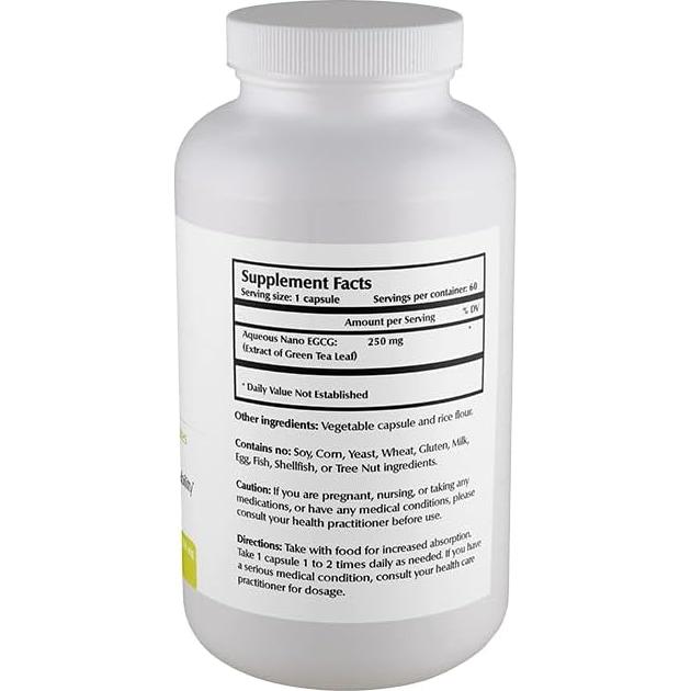 Cápsulas Nano EGCG One Planet Nutrition 250 mg - 120 Porciones