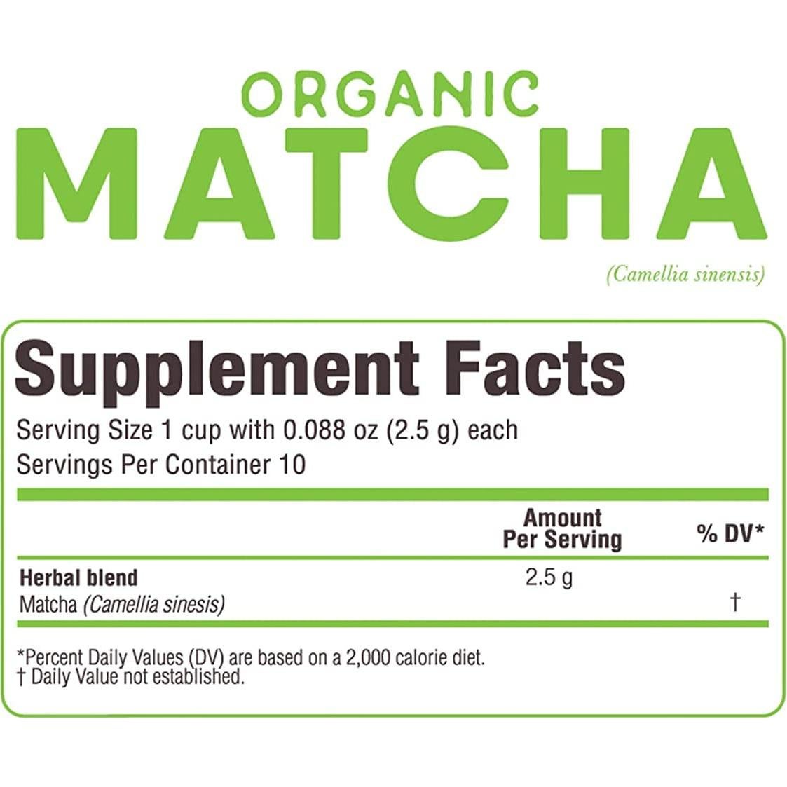 Té Herbal Detox Greenside Matcha - 10 Tazas de 3g