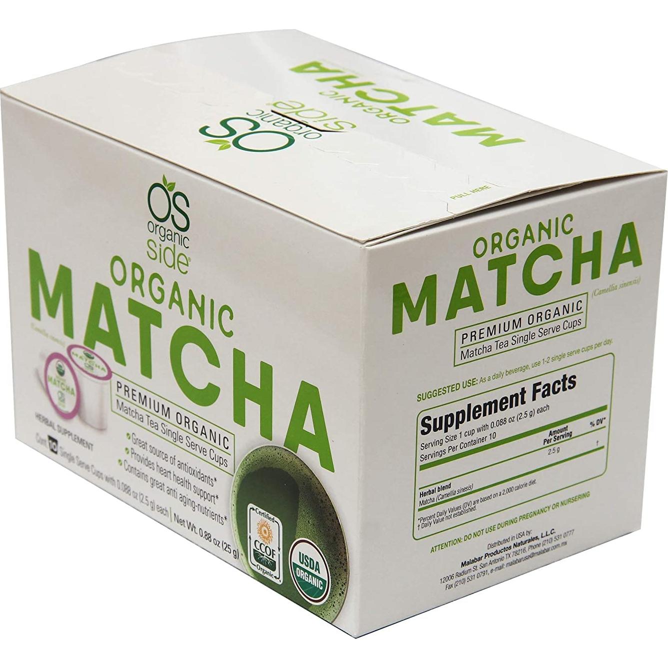 Té Herbal Detox Greenside Matcha - 10 Tazas de 3g