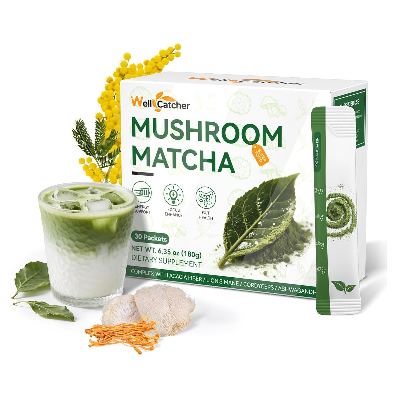 Polvo de Matcha Orgánico Wellcatcher 230g - Energía y Enfoque