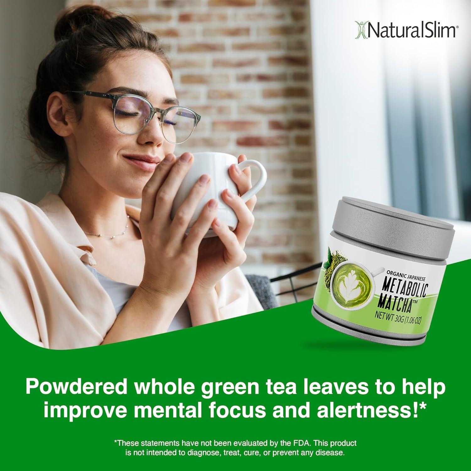 Polvo de Matcha Verde Orgánico RelaxSlim 30g - Energía y Metabolismo