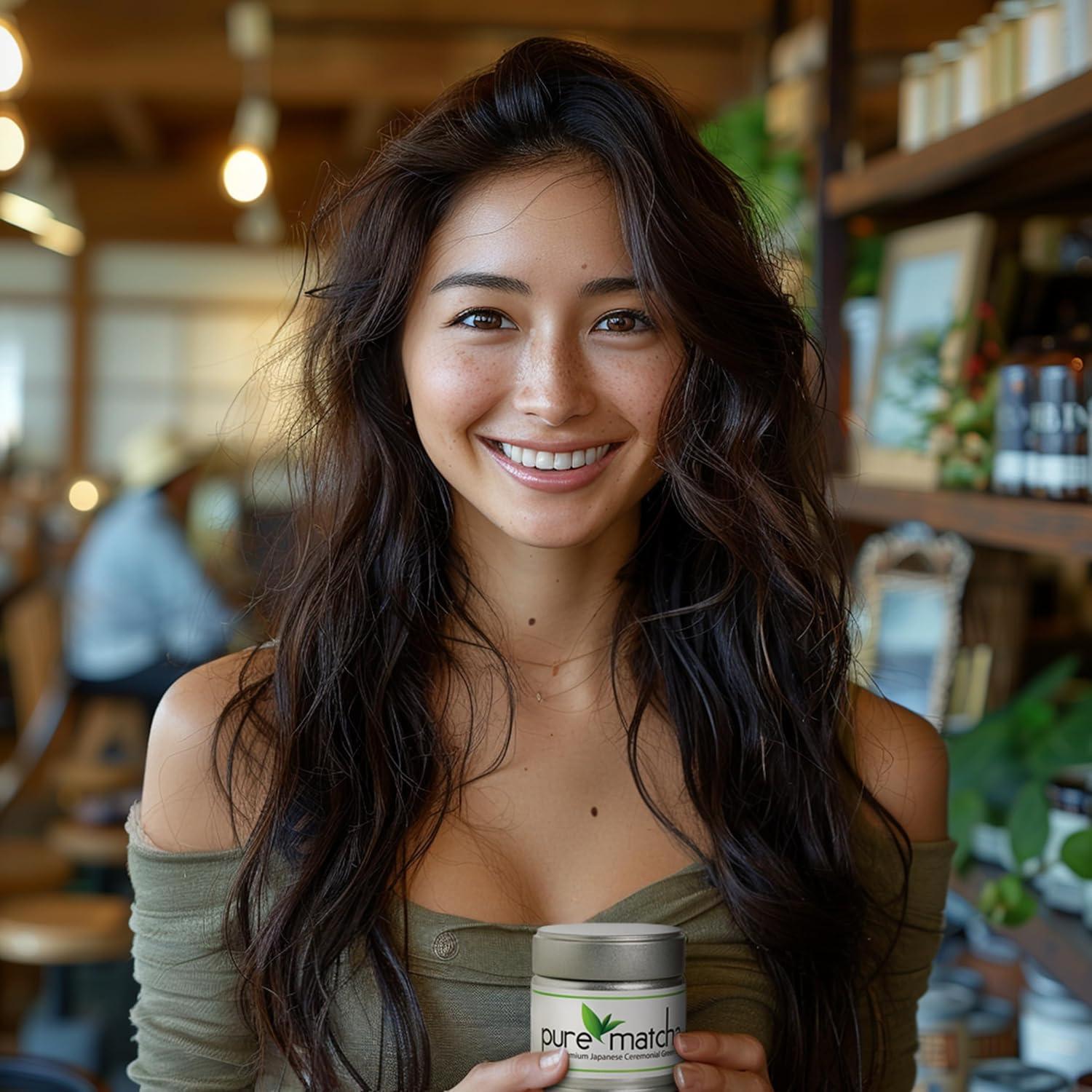 Matcha Puro 30g - Polvo de Té Verde Ceremonial Japonés