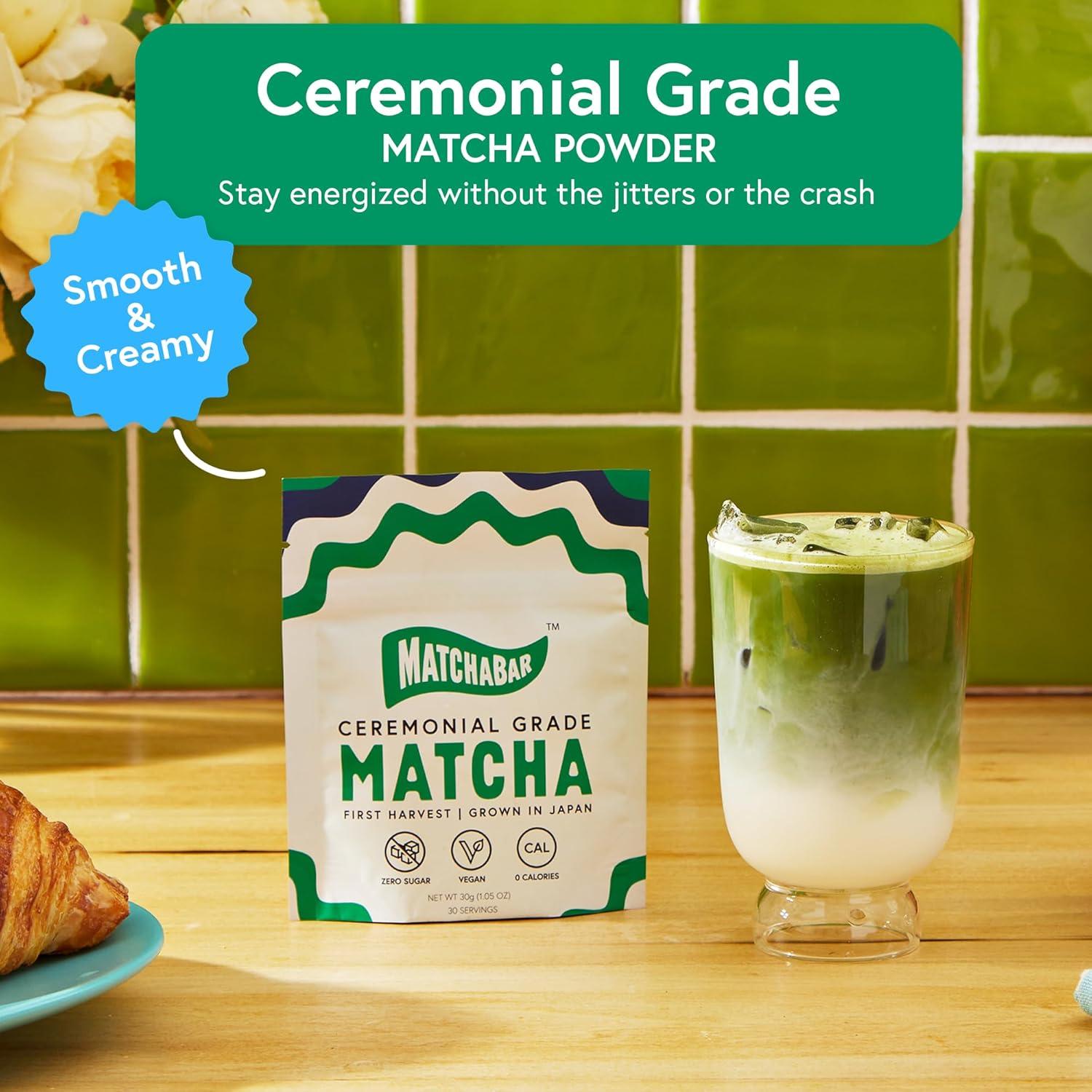 Polvo de Matcha Grado Ceremonial MatchaBar 30g - Té Verde Japonés
