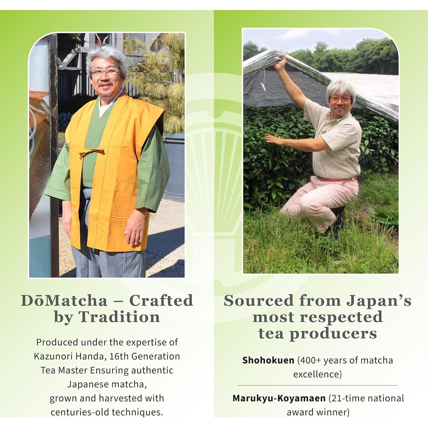 DoMatcha Polvo de Té Verde Matcha Ceremonial Orgánico 80g