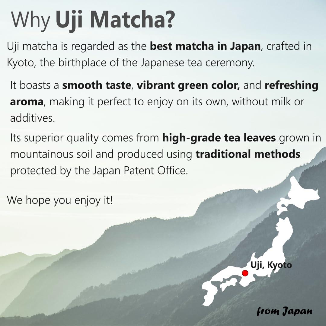 Wako Matcha Uji, Polvo de Té Verde Ceremonial 40g