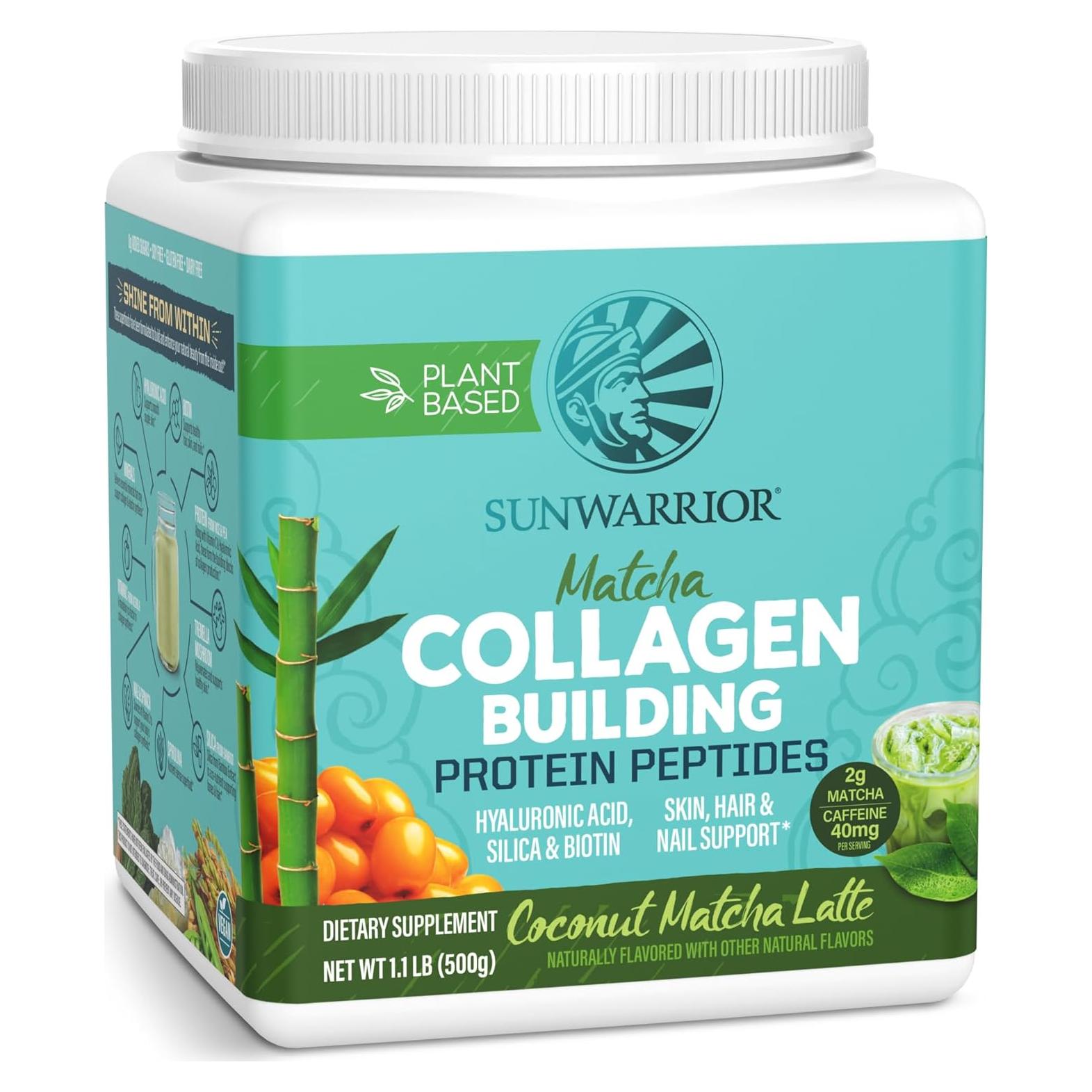 Polvo de Proteína Vegano Sunwarrior Coco Matcha 20 Porciones