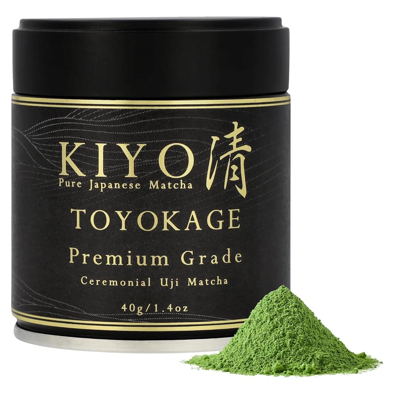 Kiyo Matcha Grado Premium Ceremonial Uji 40g - Té Verde Japonés