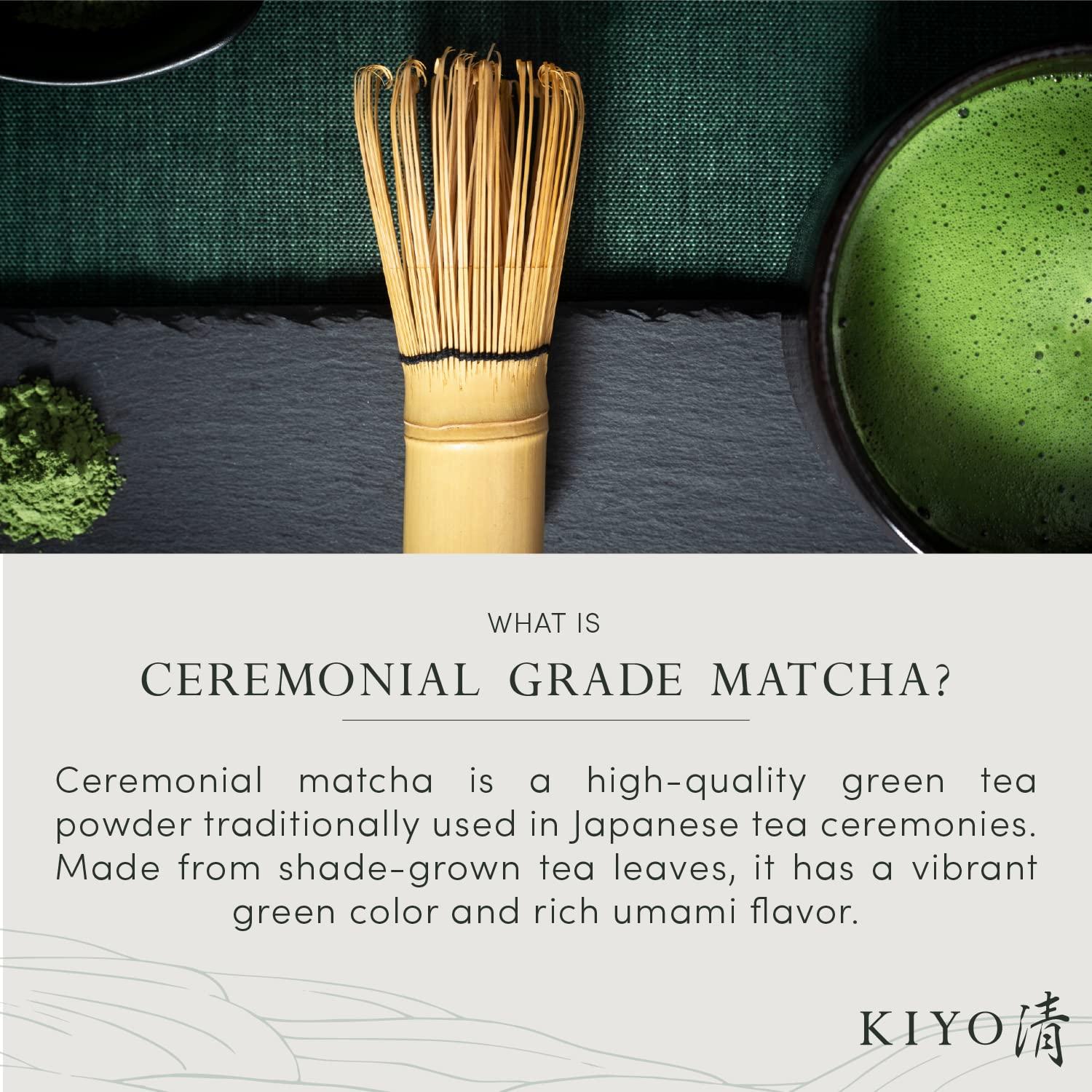 Kiyo Matcha Grado Premium Ceremonial Uji 40g - Té Verde Japonés