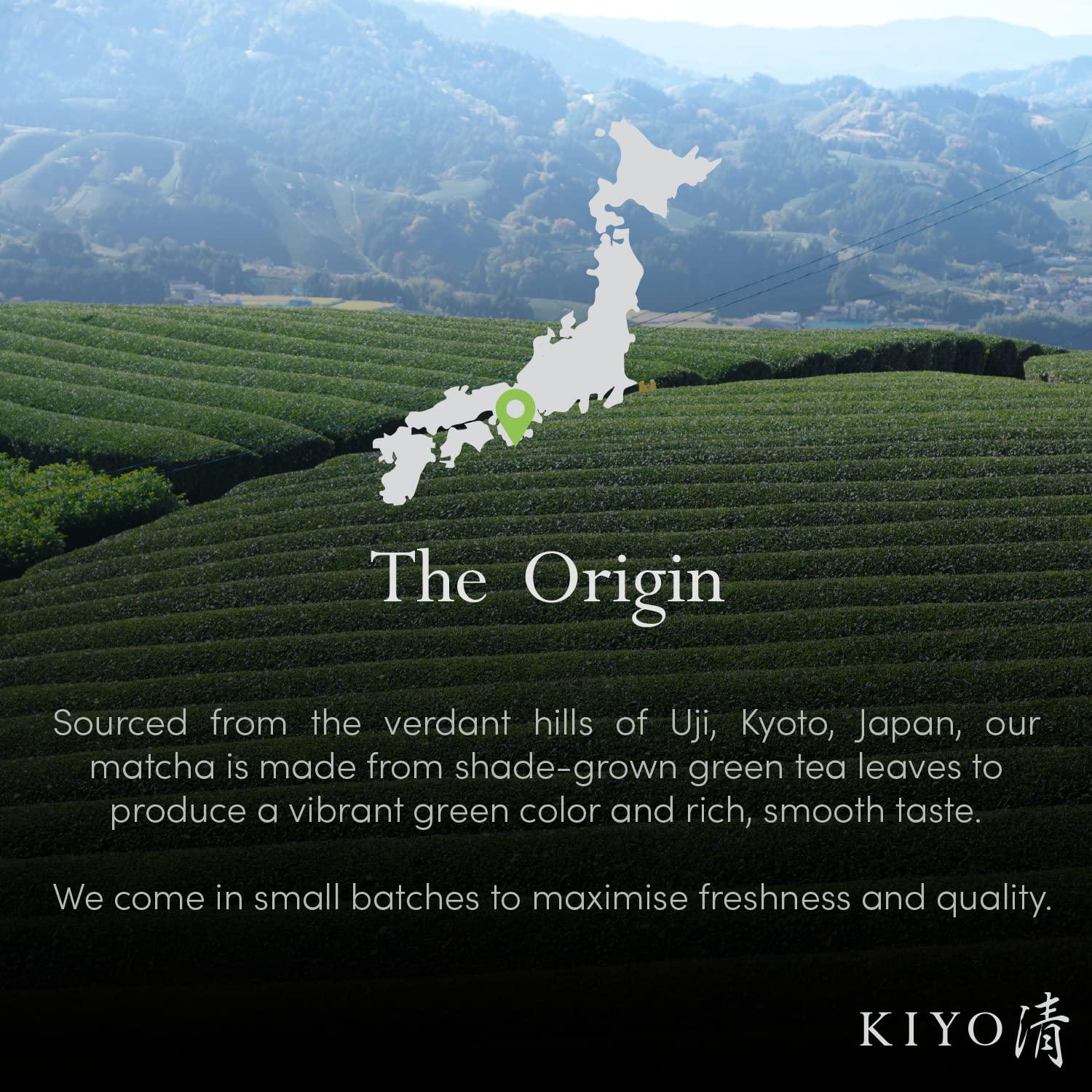 Kiyo Matcha Grado Premium Ceremonial Uji 40g - Té Verde Japonés