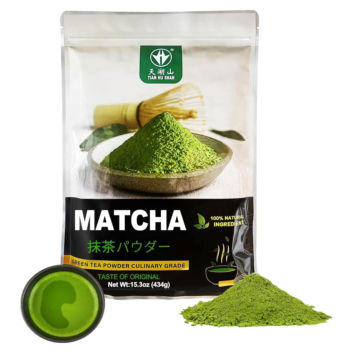 Polvo de Té Verde Matcha Culinario TIAN HU SHAN 434g