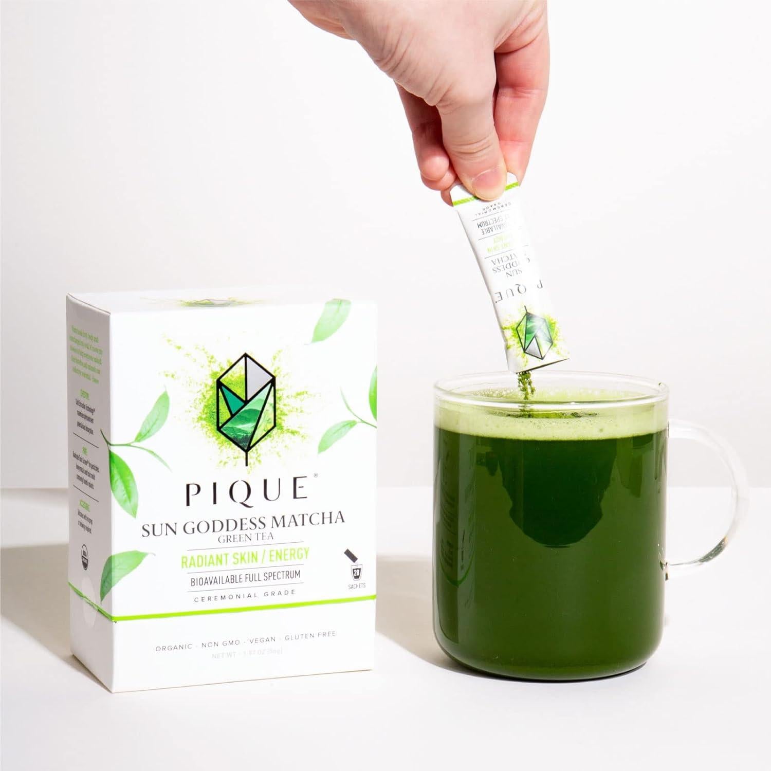 Té Verde Matcha Orgánico Pique - 28 Stick Individuales