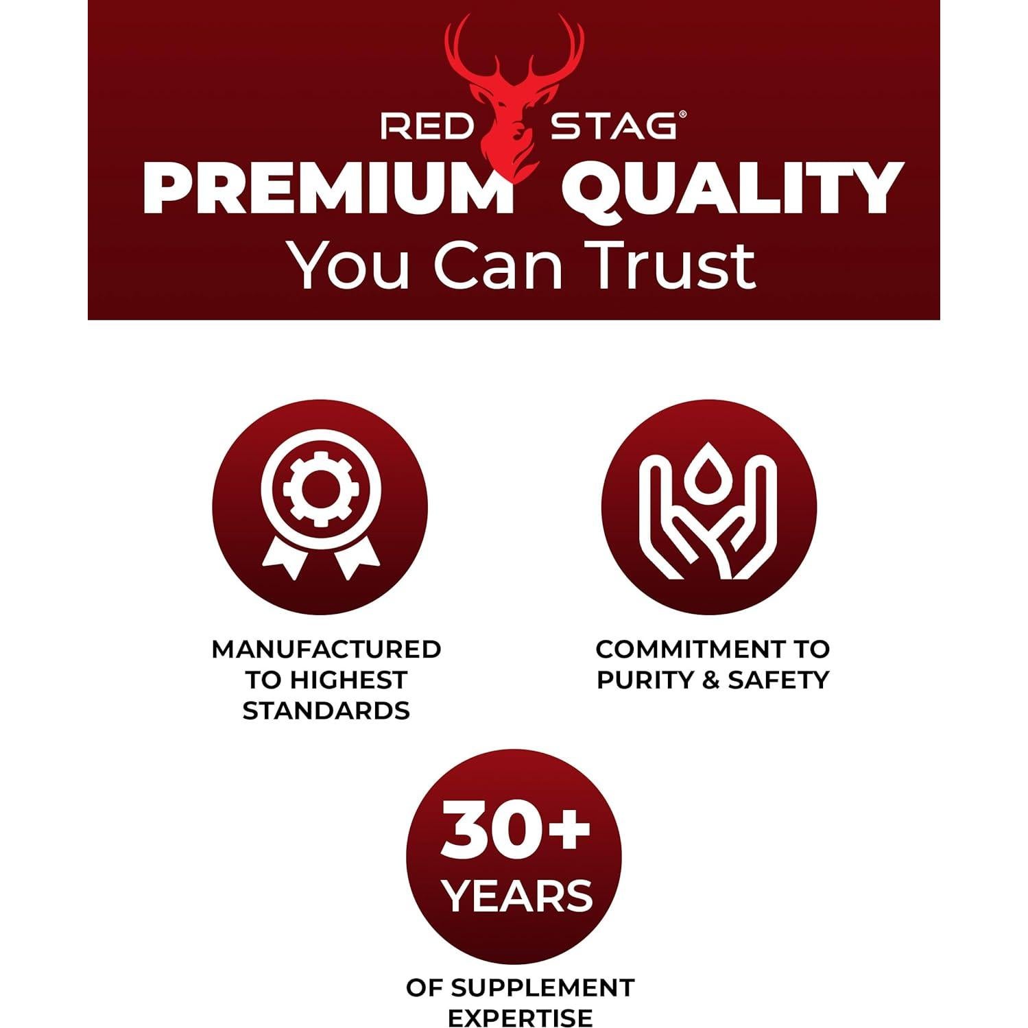 Suplemento Herbal Saw Palmetto Red Stag 500 mg 100 Cápsulas