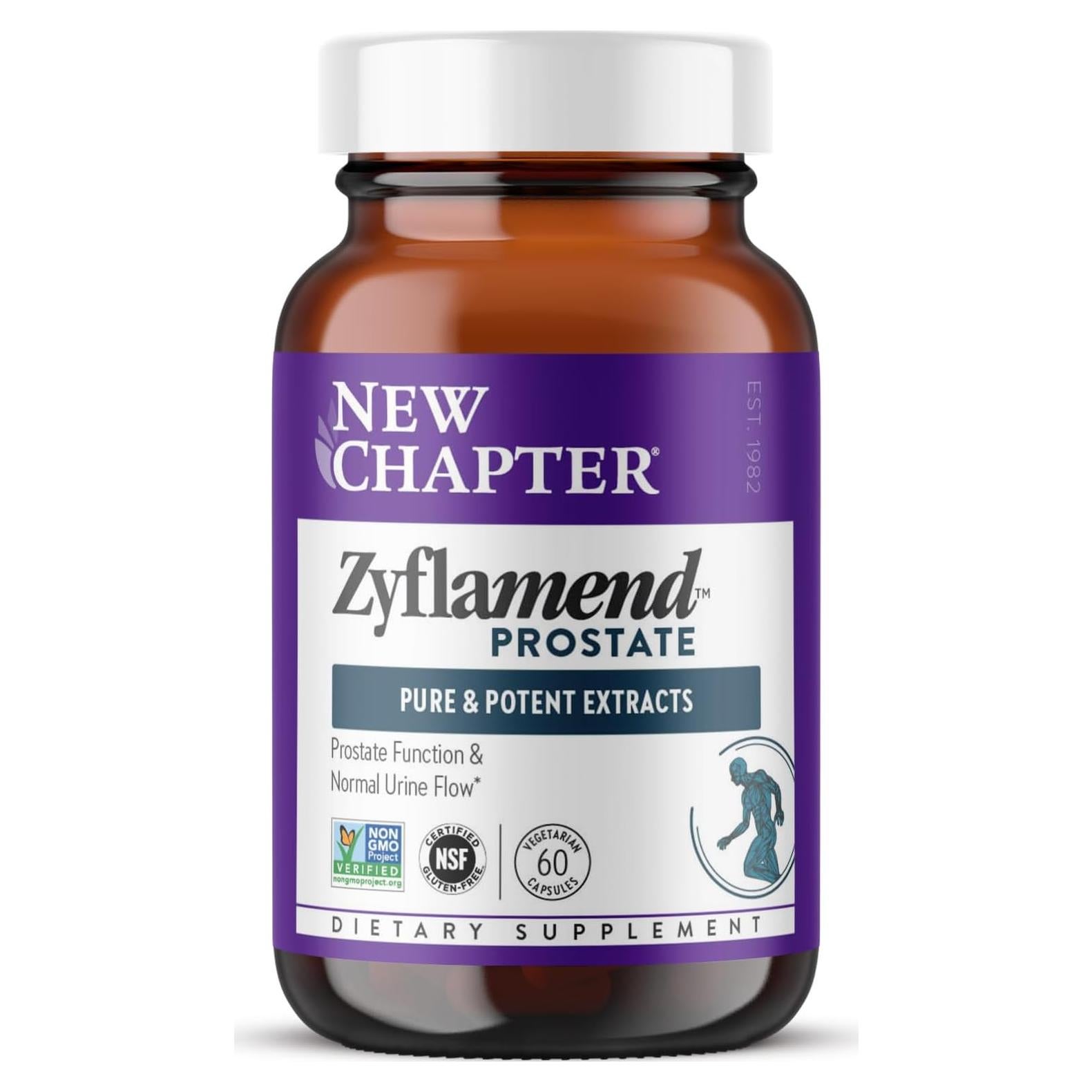 Suplemento Zyflamend Prostate New Chapter 60 Cápsulas Vegetales
