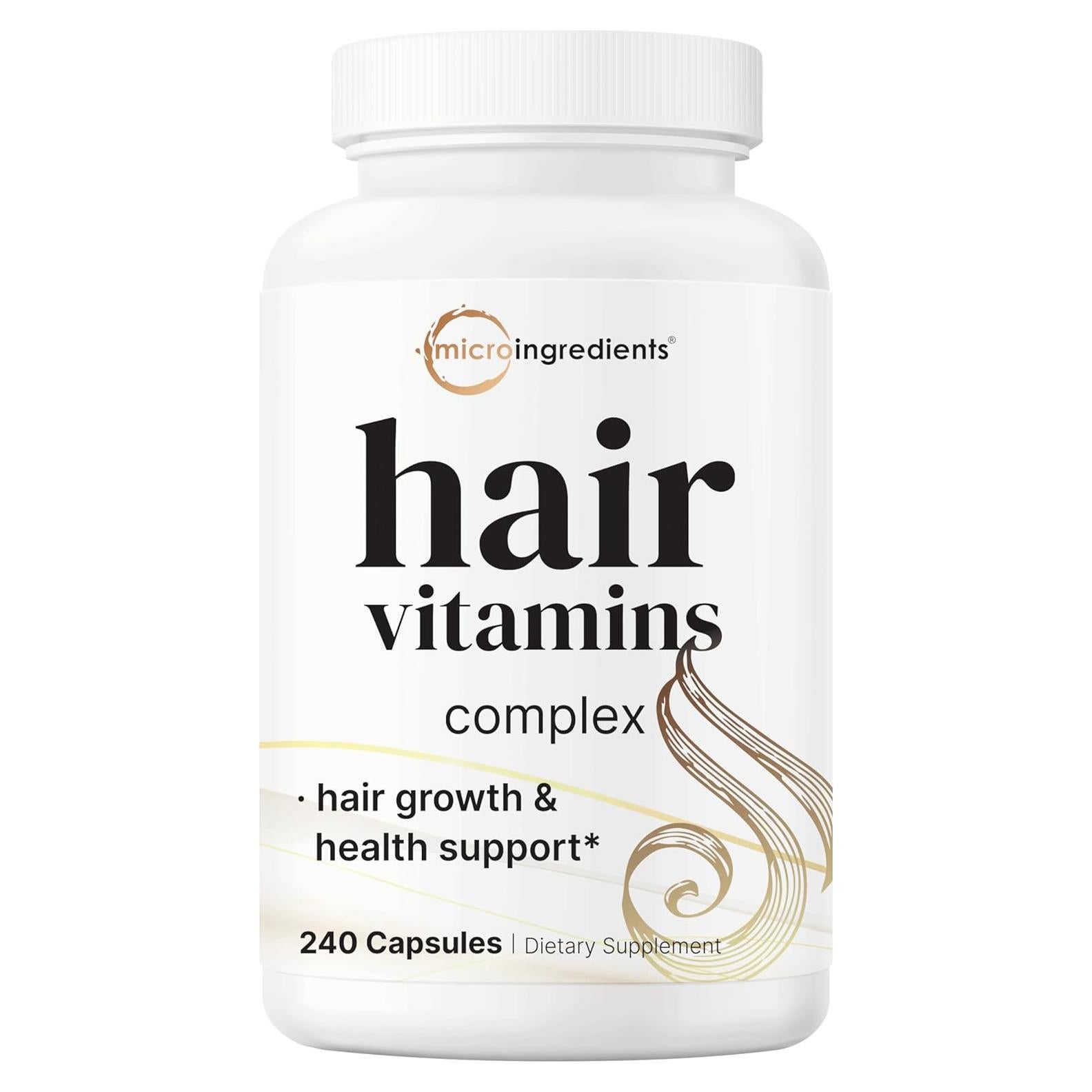 Vitaminas para el Cabello Micro Ingredients 240 Cápsulas 14 en 1