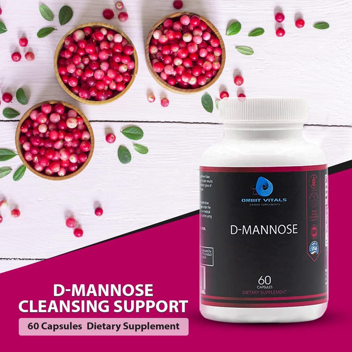 D-Mannosa 1000mg con Arándano y Hibisco - 60 Cápsulas