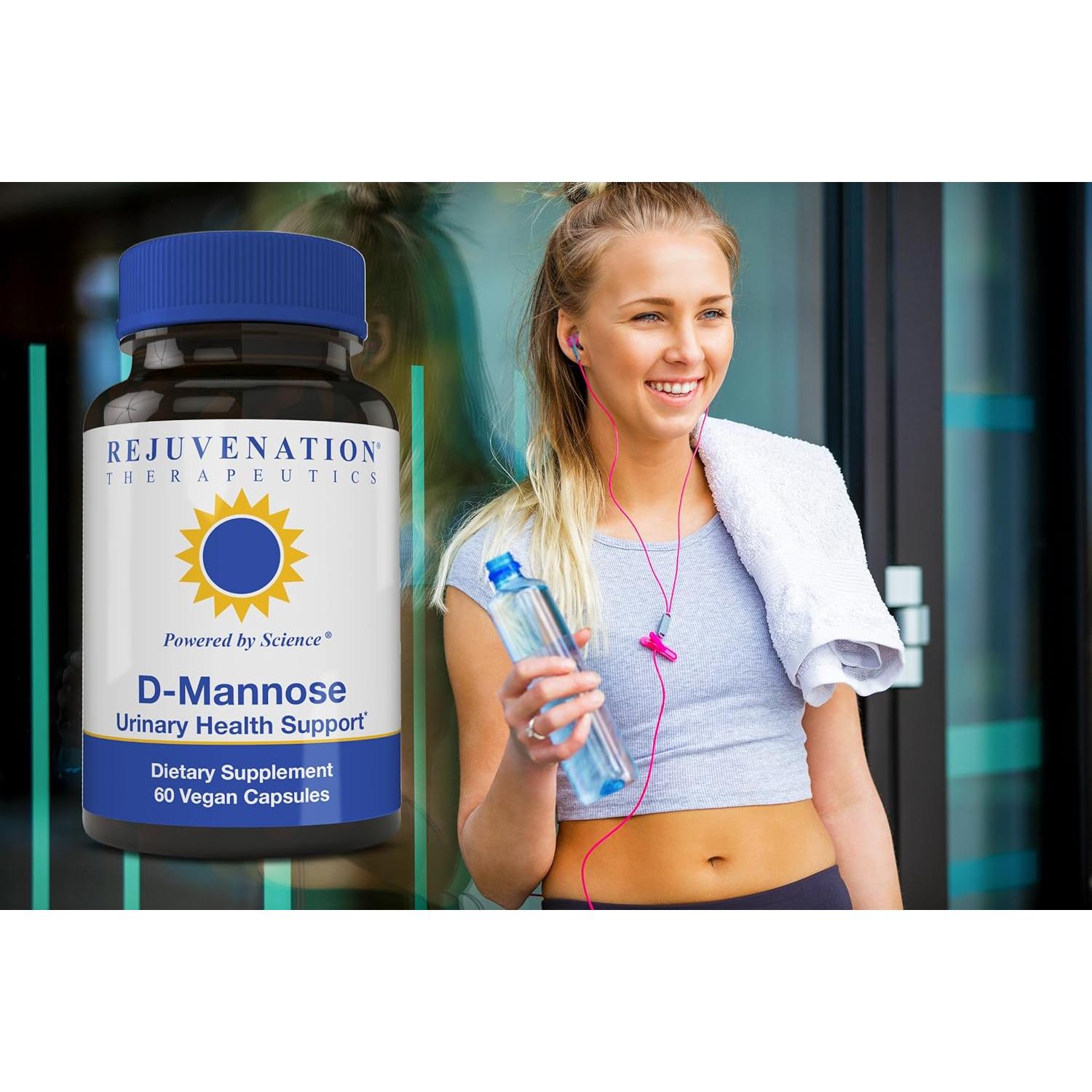 Cápsulas Veganas D-Mannosa Rejuvenación Terapéutica 60 Unidades