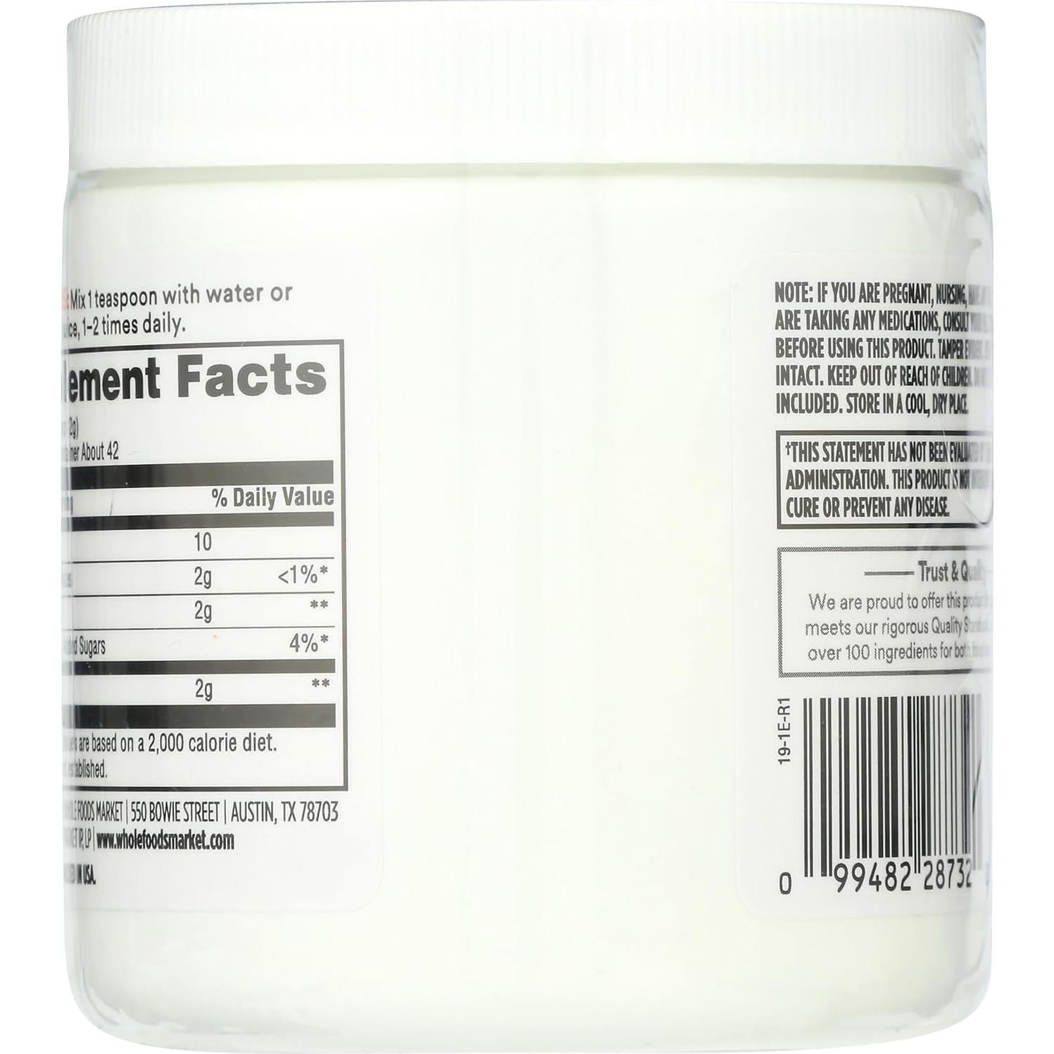 Polvo de D-Mannose 365 Whole Foods Market 85g - Salud Urinaria