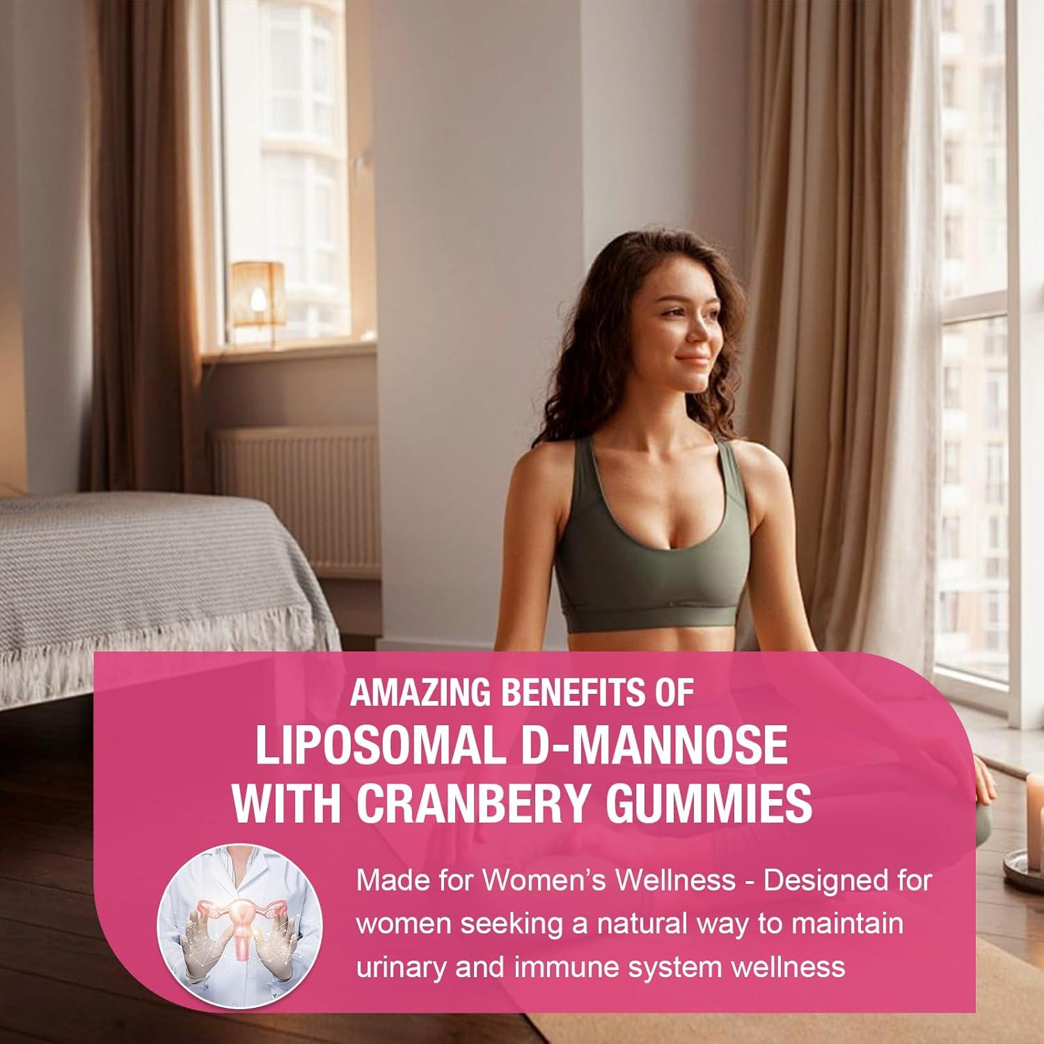 Gomitas Liposomales D-Mannose 4000mg y Arándano 1500mg