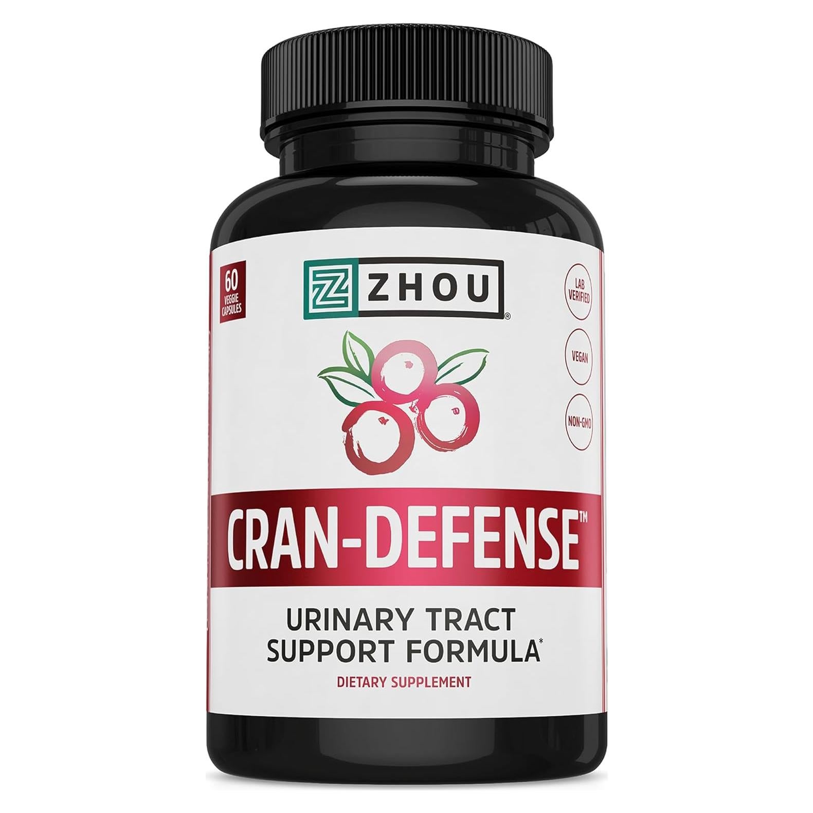 Zhou Defensa de Arándano - 60 Cápsulas de D-Mannose 1000 mg