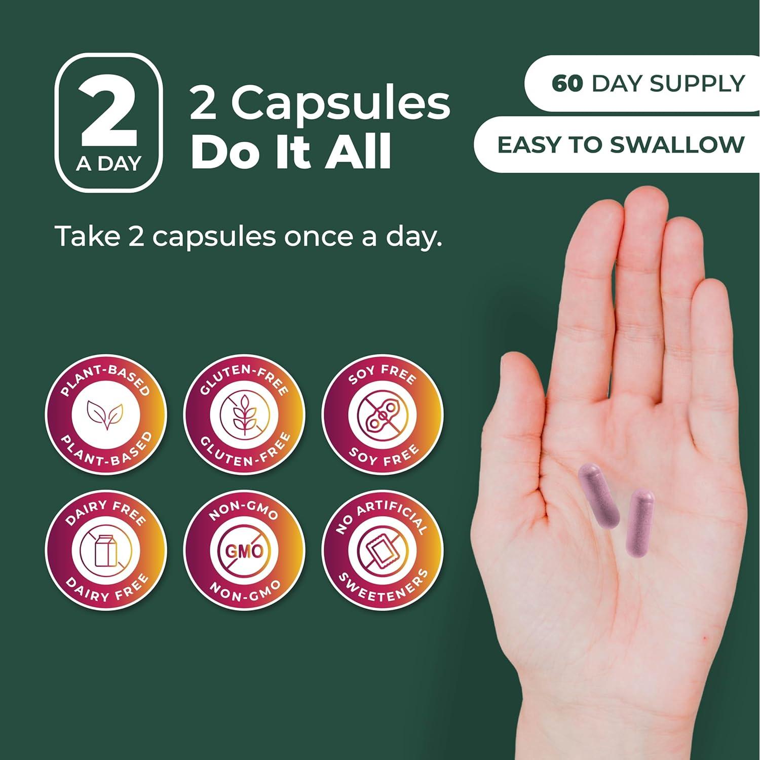 D-Mannose PurePremium 1000mg con Arándano y Hibisco - 120 Cápsulas