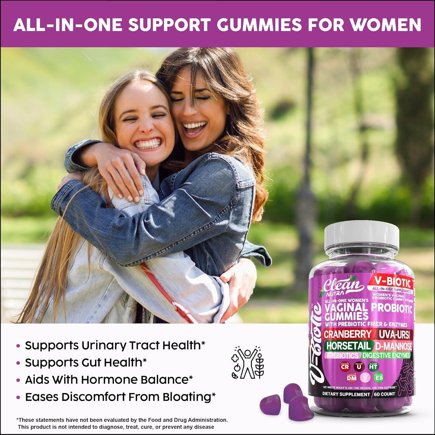 Probioticos Vaginales Clean Nutraceuticals 60 Gominolas Salud Femenina