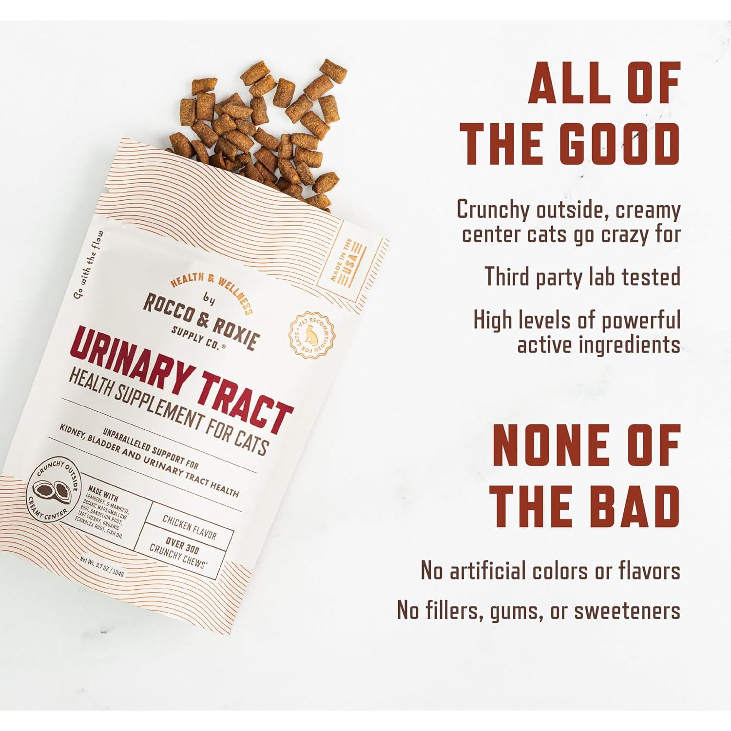 Suplemento Urinario para Gatos Rocco & Roxie 3.7oz Pollo