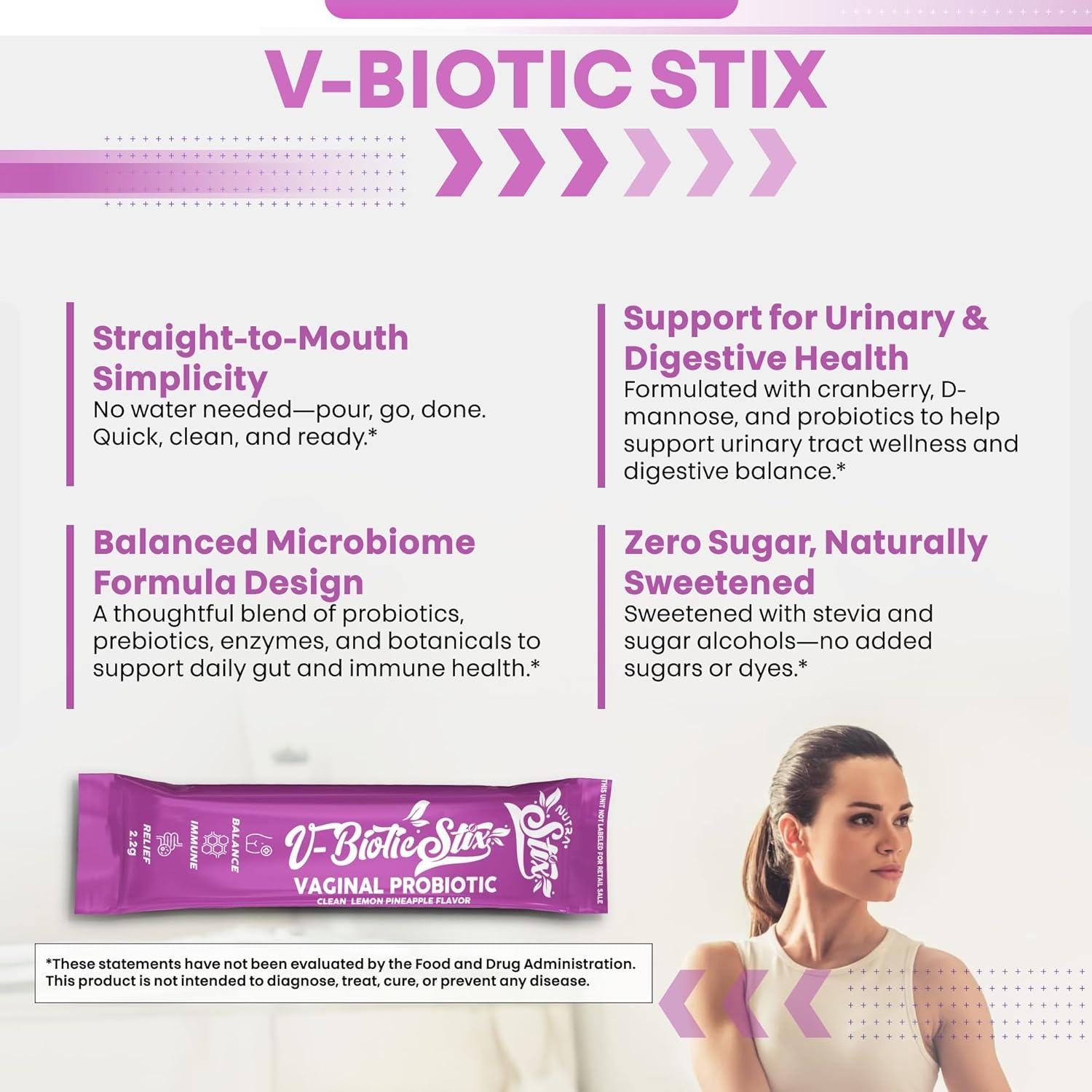 Probioticos Vaginales Clean Nutraceuticals 20 Stix Arandano D-Mannosa