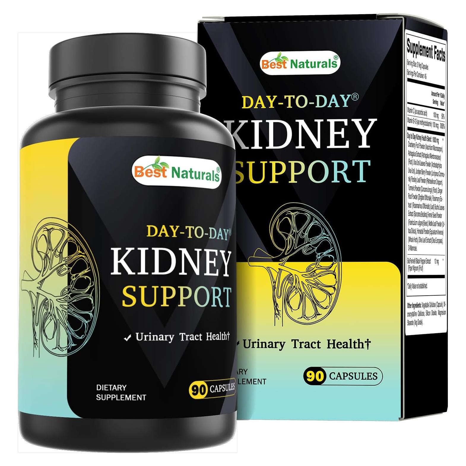 Suplemento Renal Vegano Mejor Naturales 90 Cápsulas