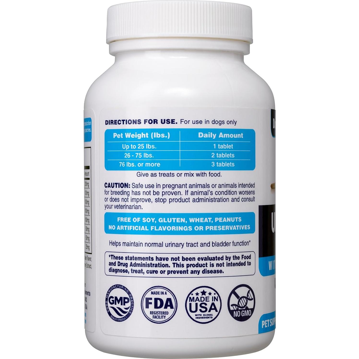 Suplemento UTI para Perros Dr. Oscar - 90 Tabletas Masticables