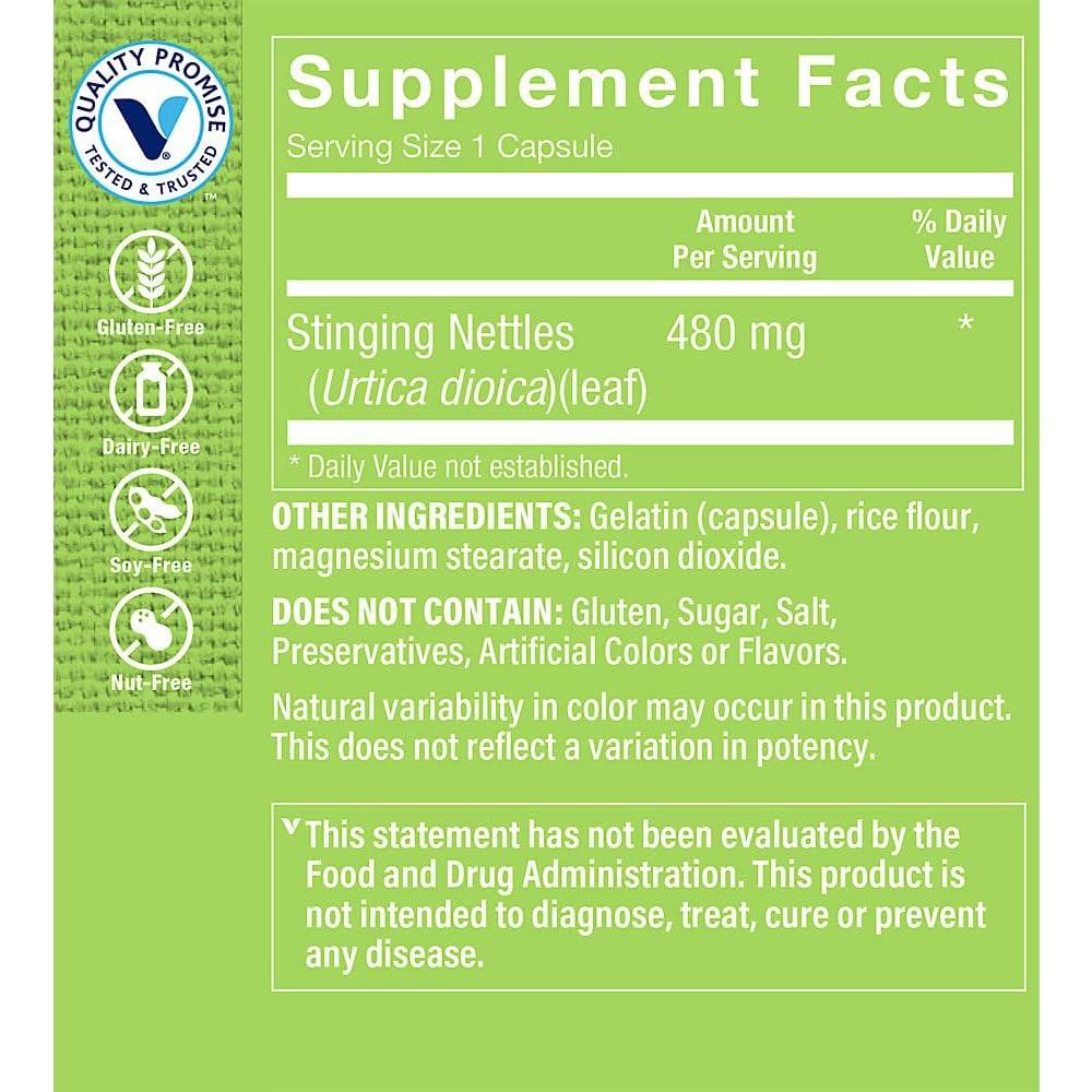 Suplemento de Ortiga La Tienda de Vitaminas 300 Cápsulas