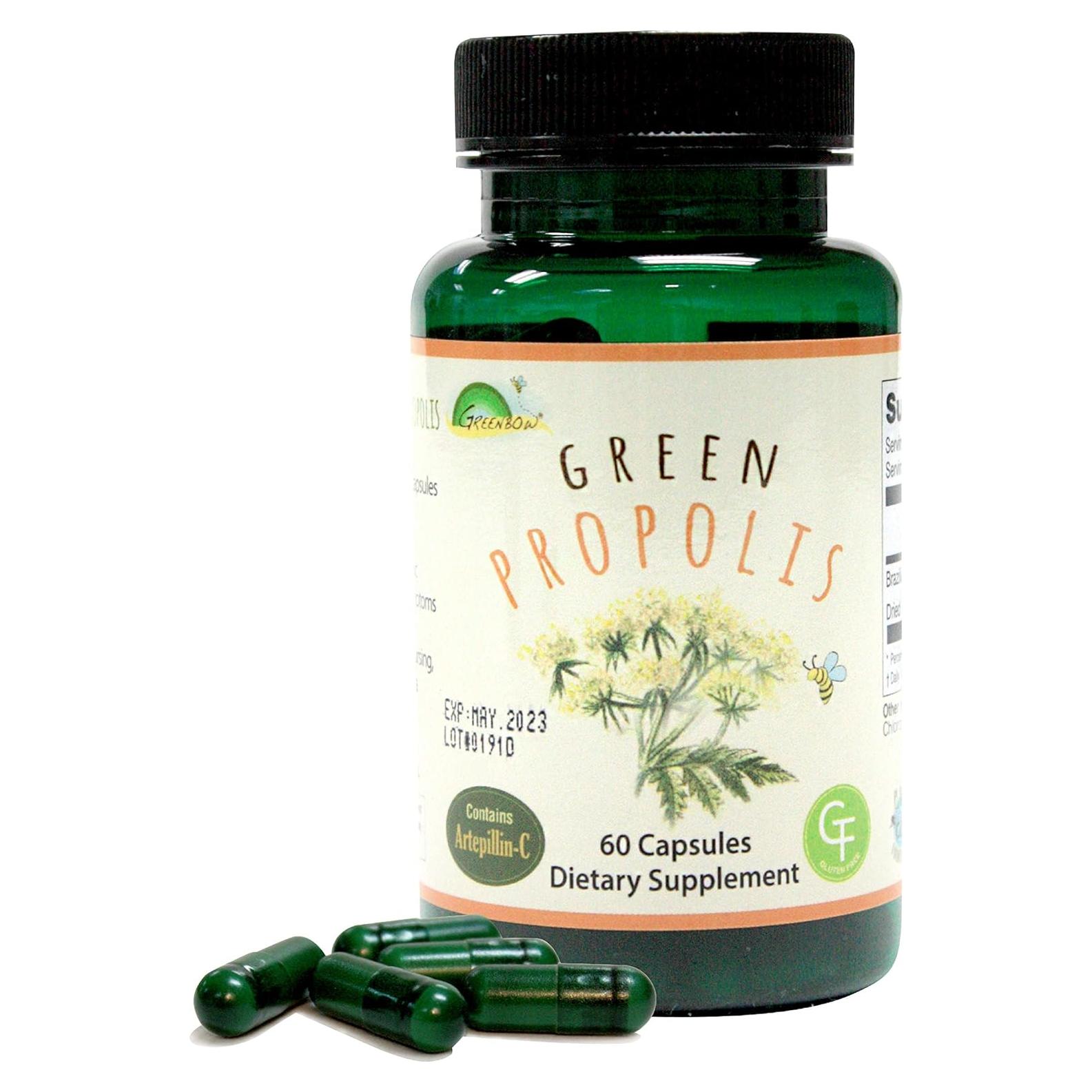 Propolis Verde Greenbow - Cápsulas Veganas 68g - Inmunidad