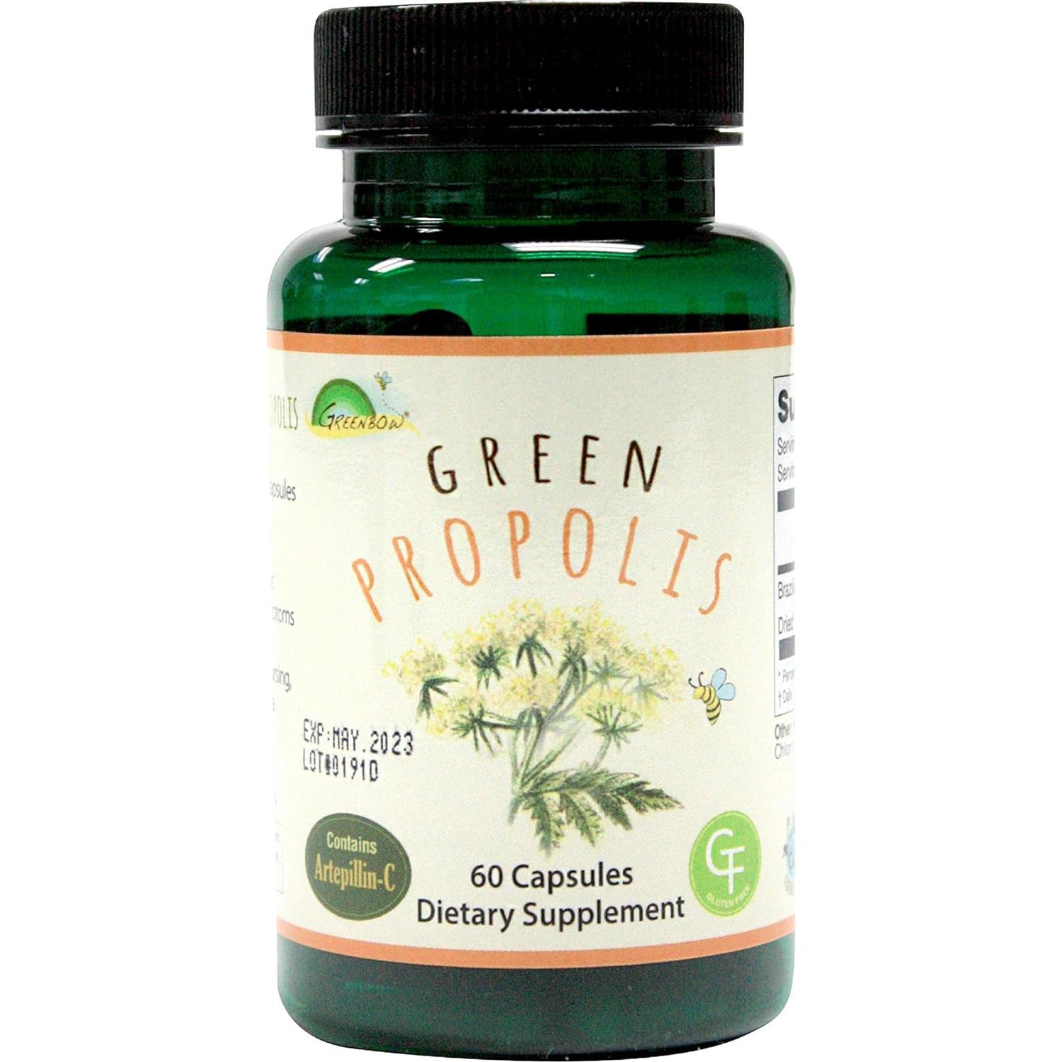 Propolis Verde Greenbow - Cápsulas Veganas 68g - Inmunidad
