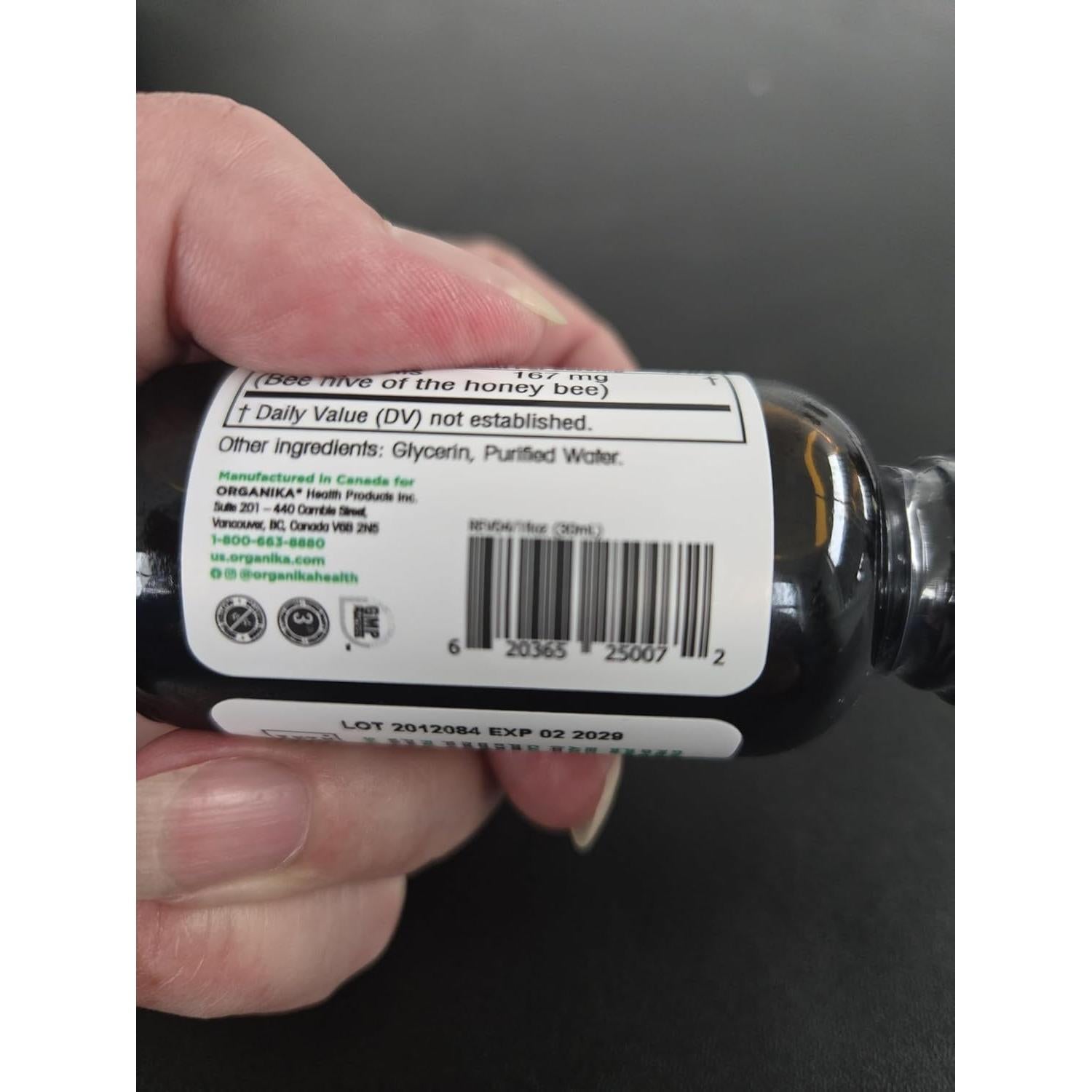 Tintura de Propóleos Organika 30 ml - Vegana y Sin Gluten