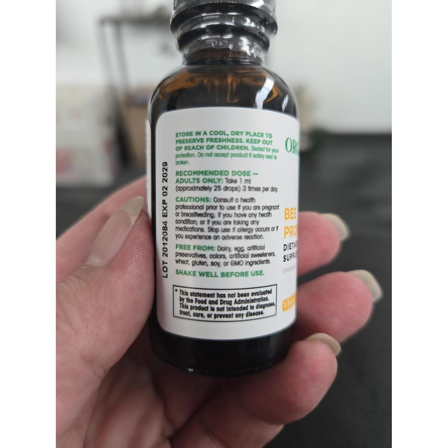 Tintura de Propóleos Organika 30 ml - Vegana y Sin Gluten