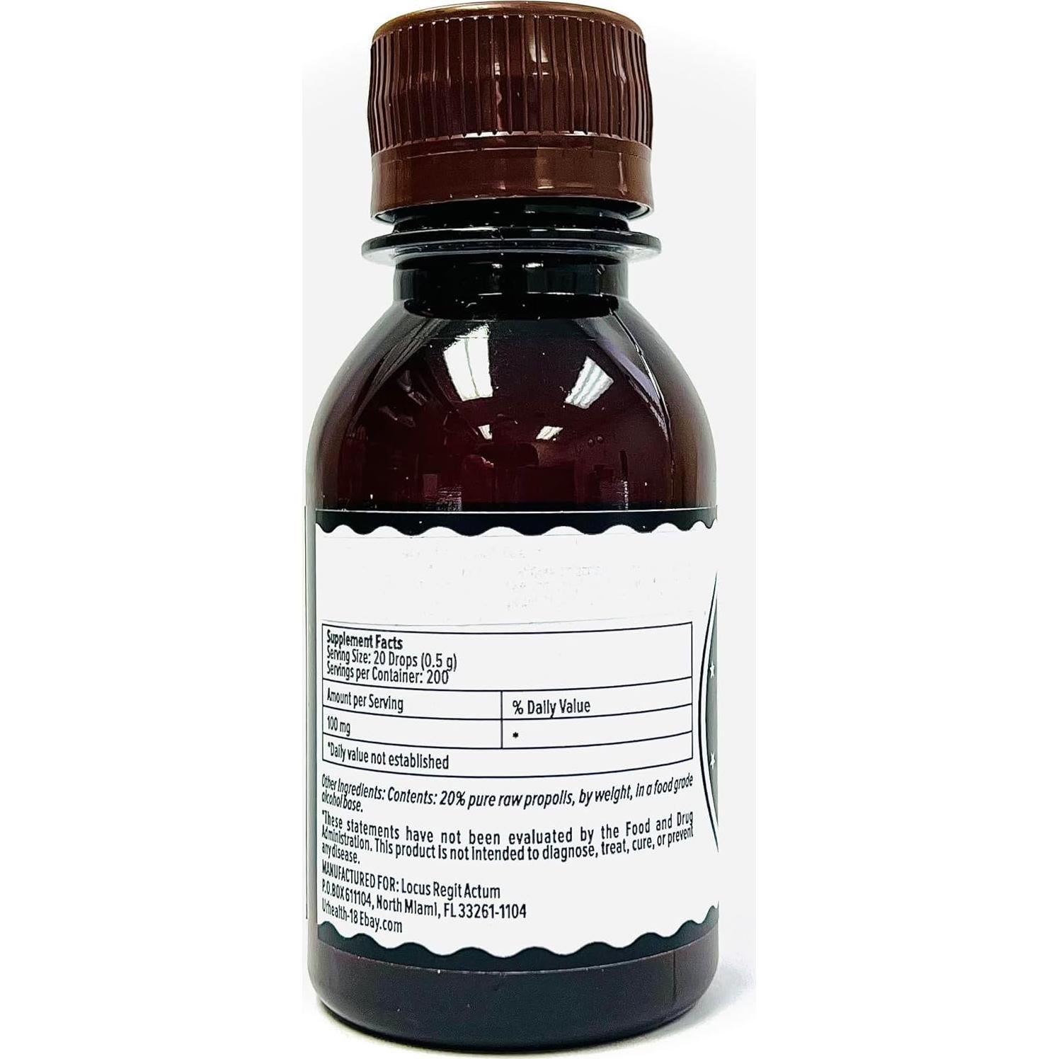 Extracto de Propóleos 20% Tintura Locus Regit Actum 100 mL