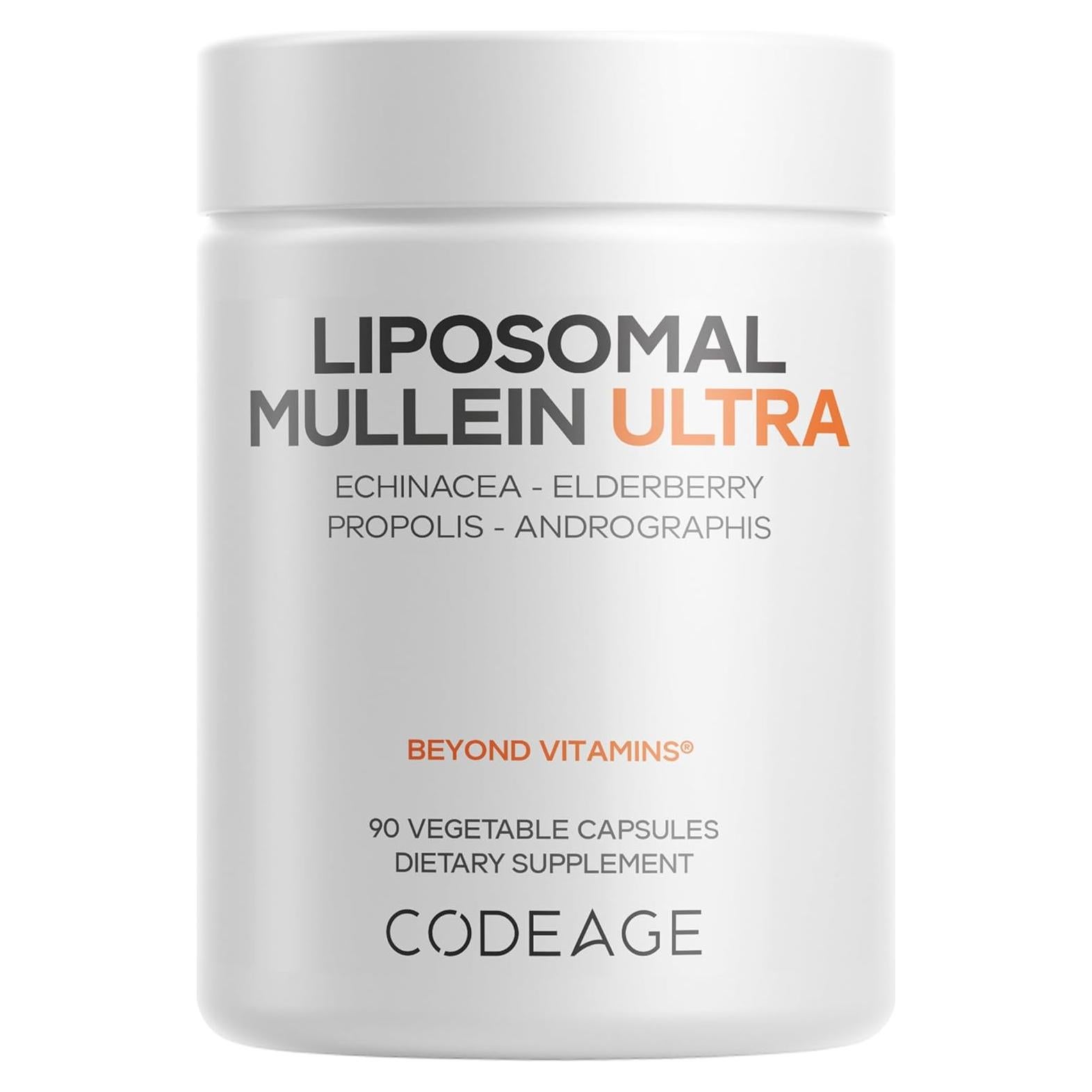 Suplemento Liposomal Mullein Ultra Codeage 90 Cápsulas