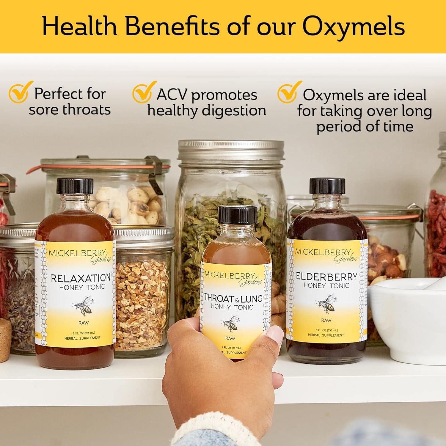 Tónico de Miel para Garganta y Pulmón Mickelberry 113.4 ml