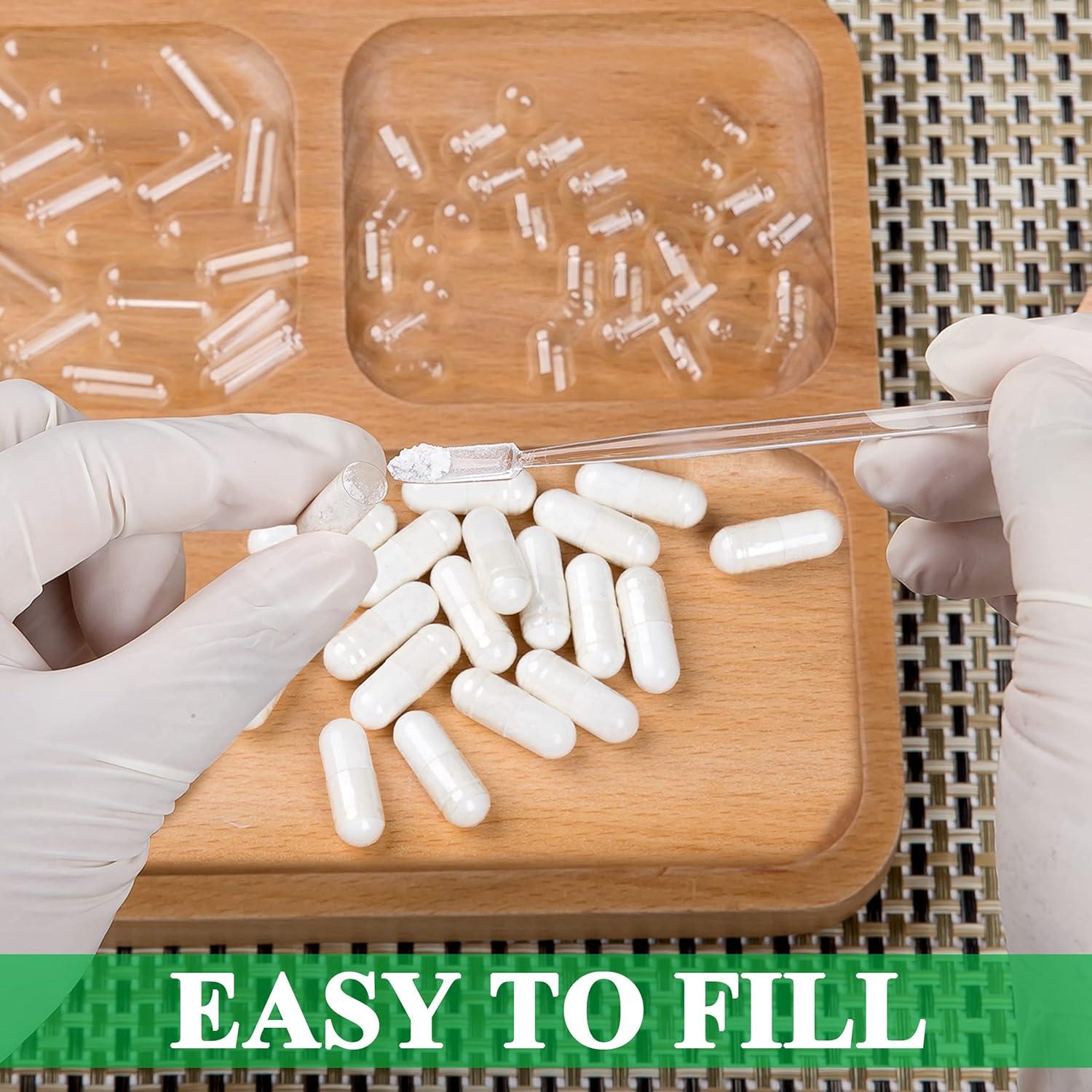 Cápsulas Vacías Vegetarianas Tamaño 1 Wananfu 500 Unidades