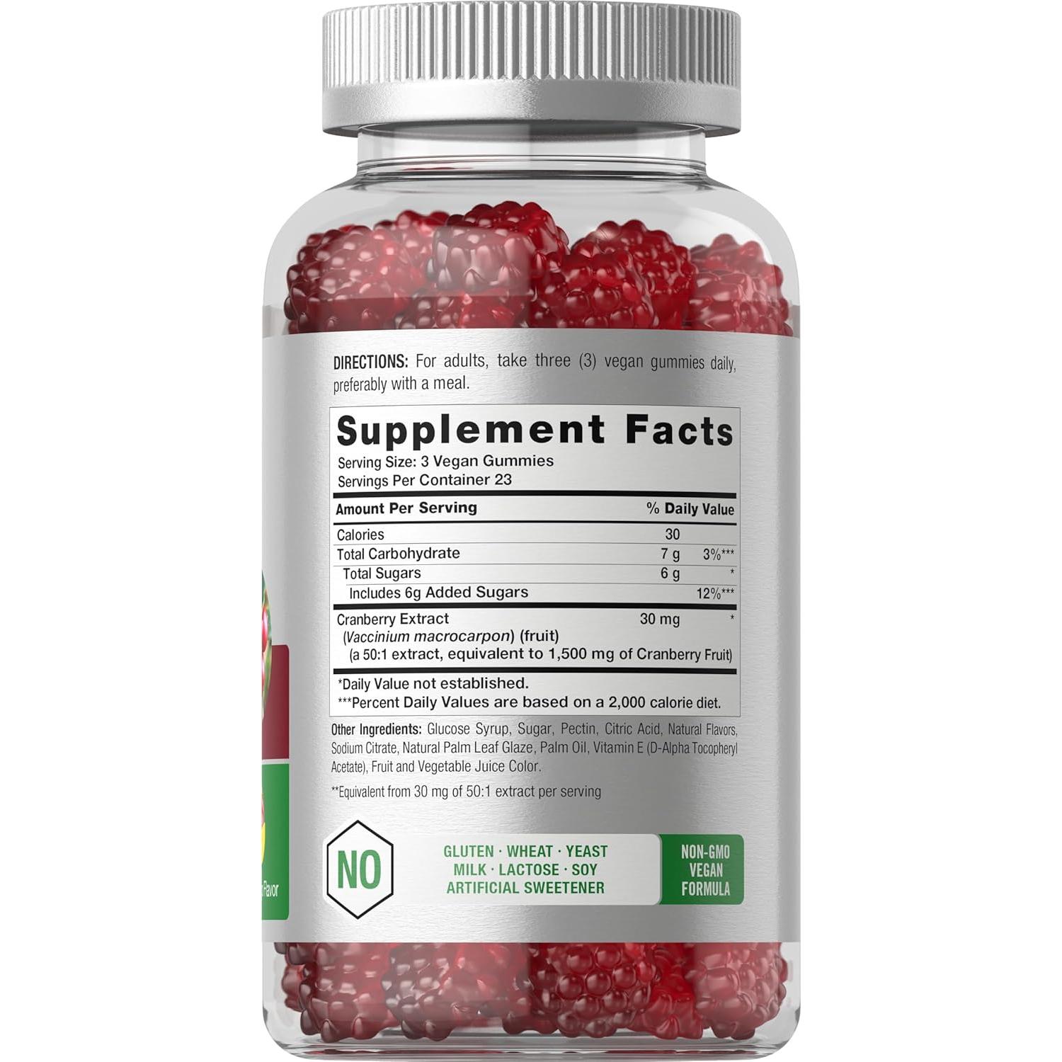 Gomitas Veganas de Arándano Horbaach | 70 Unidades | Sabor Cereza y Mango