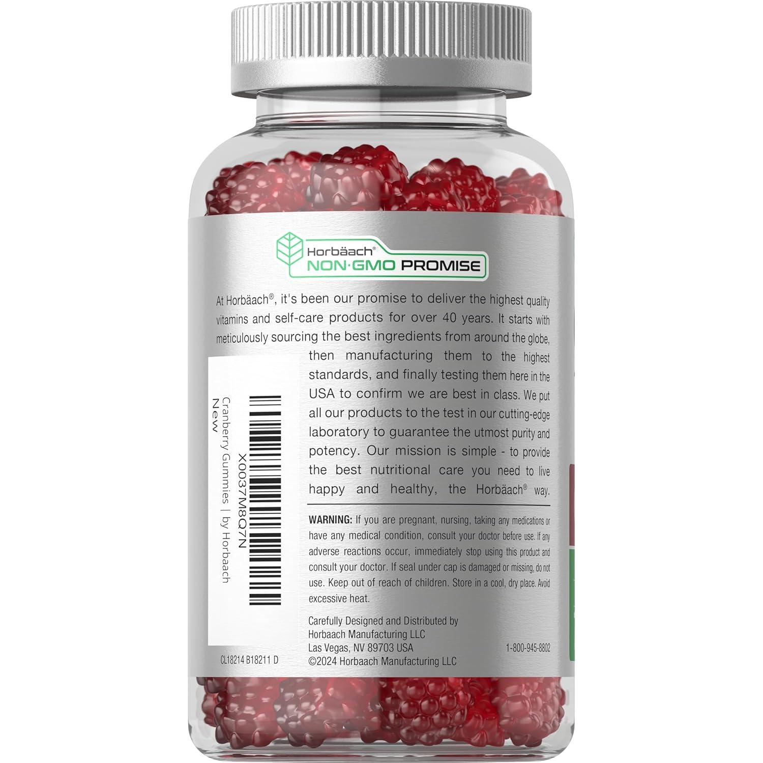 Gomitas Veganas de Arándano Horbaach | 70 Unidades | Sabor Cereza y Mango