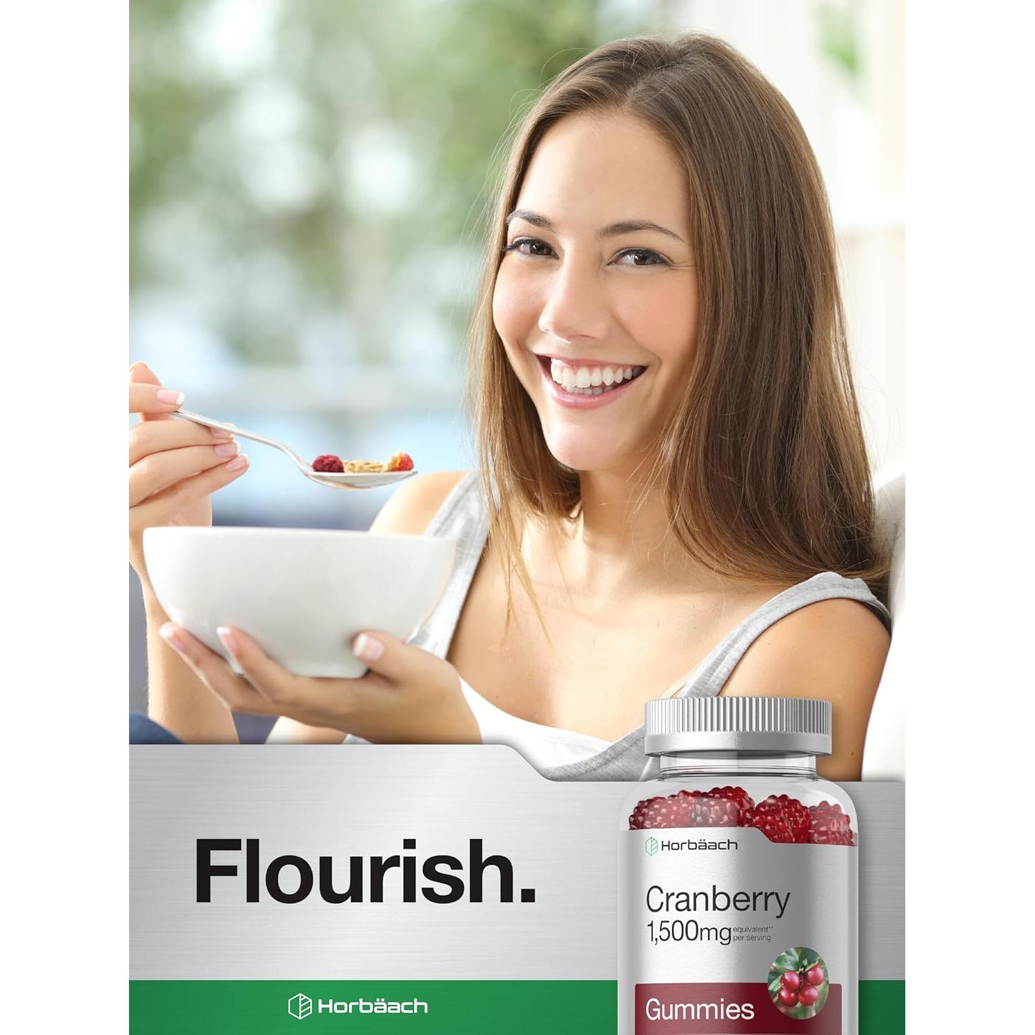 Gomitas Veganas de Arándano Horbaach | 70 Unidades | Sabor Cereza y Mango