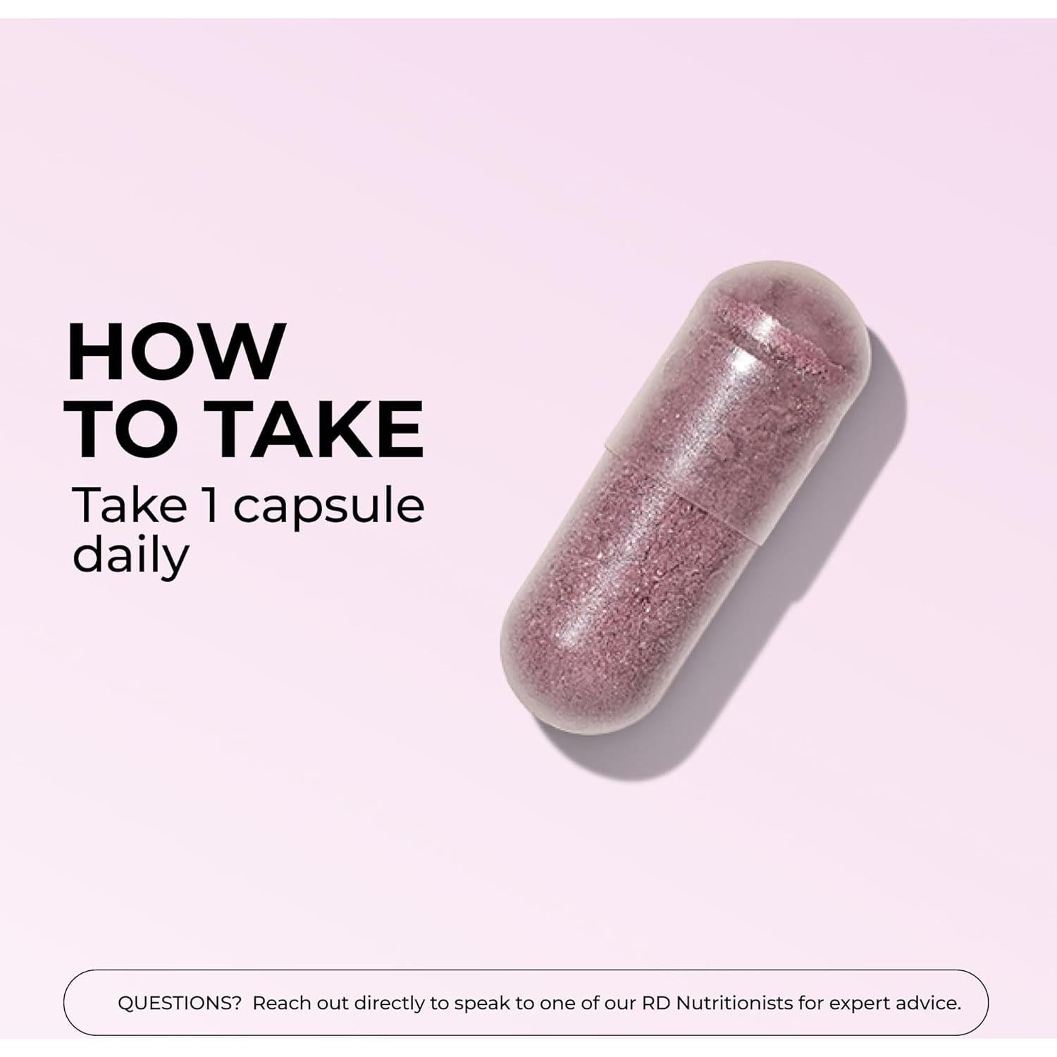 Suplemento Probiotico Vaginal HUM 30 Cápsulas Arándano