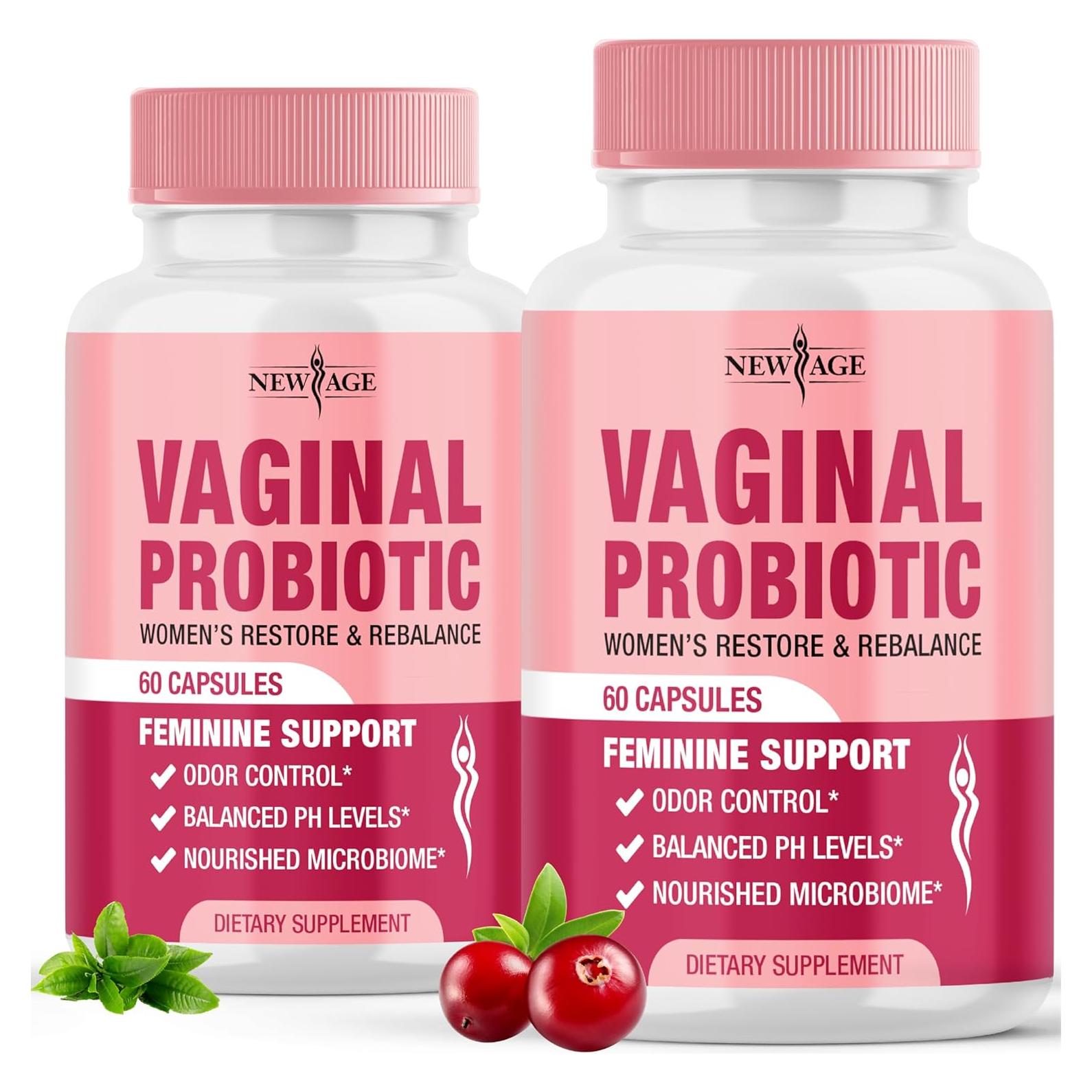 Probioticos Vaginales Nueva Era 120 Cápsulas con Arándano