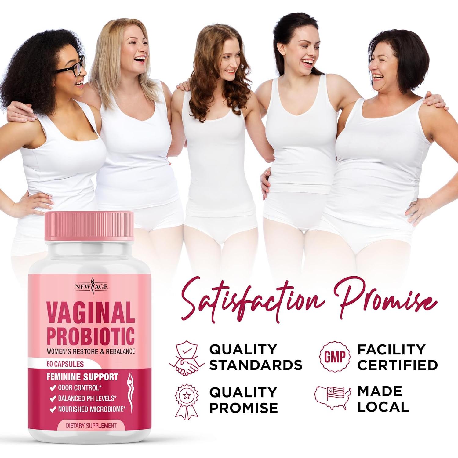 Probioticos Vaginales Nueva Era 120 Cápsulas con Arándano