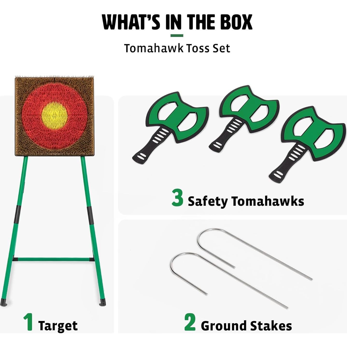 Juego de Lanzamiento de Hacha EastPoint Go! Gater 2 en 1